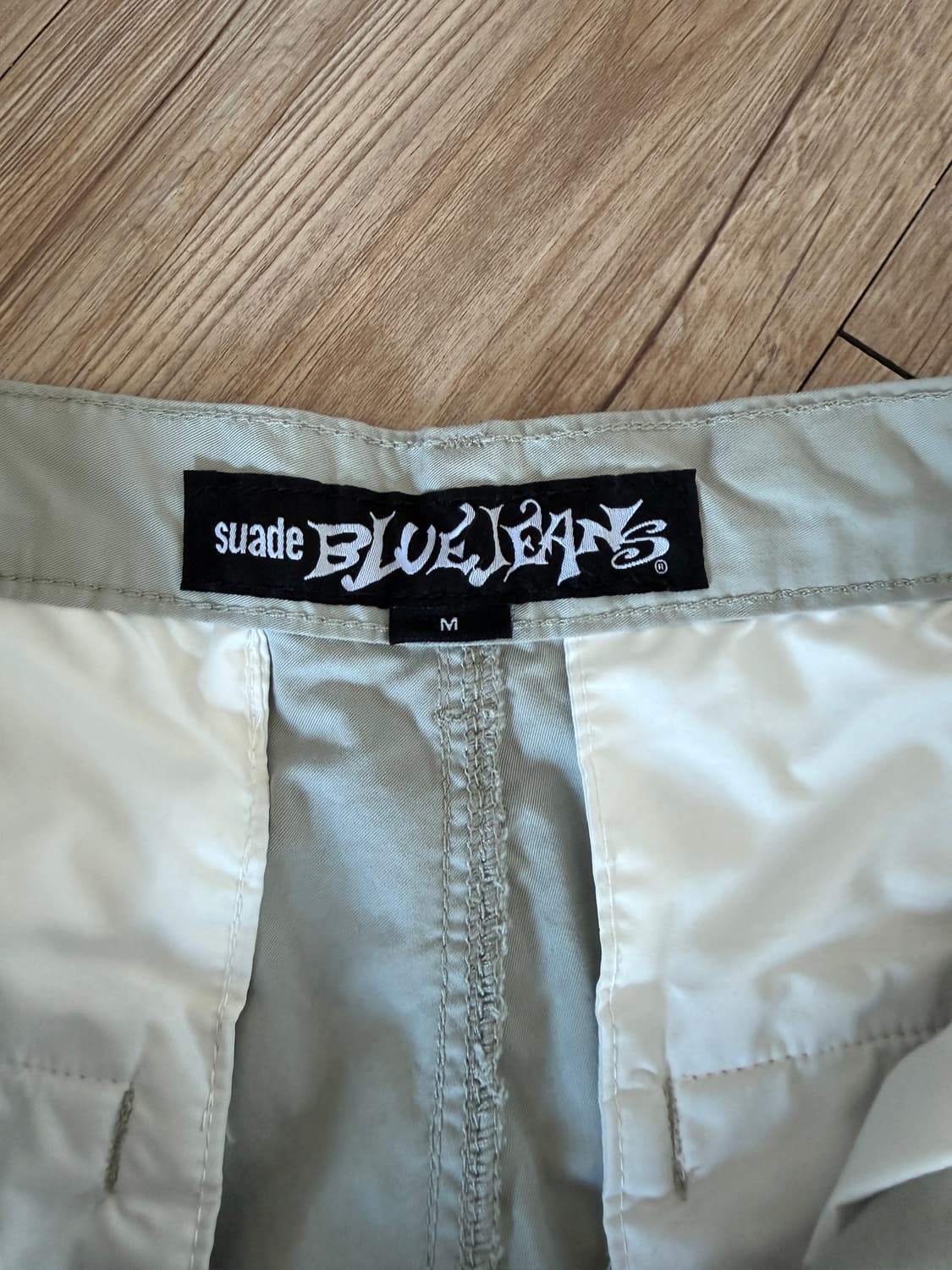 Suade Wahsed cargo pants gray 팝니다 상품이미지2