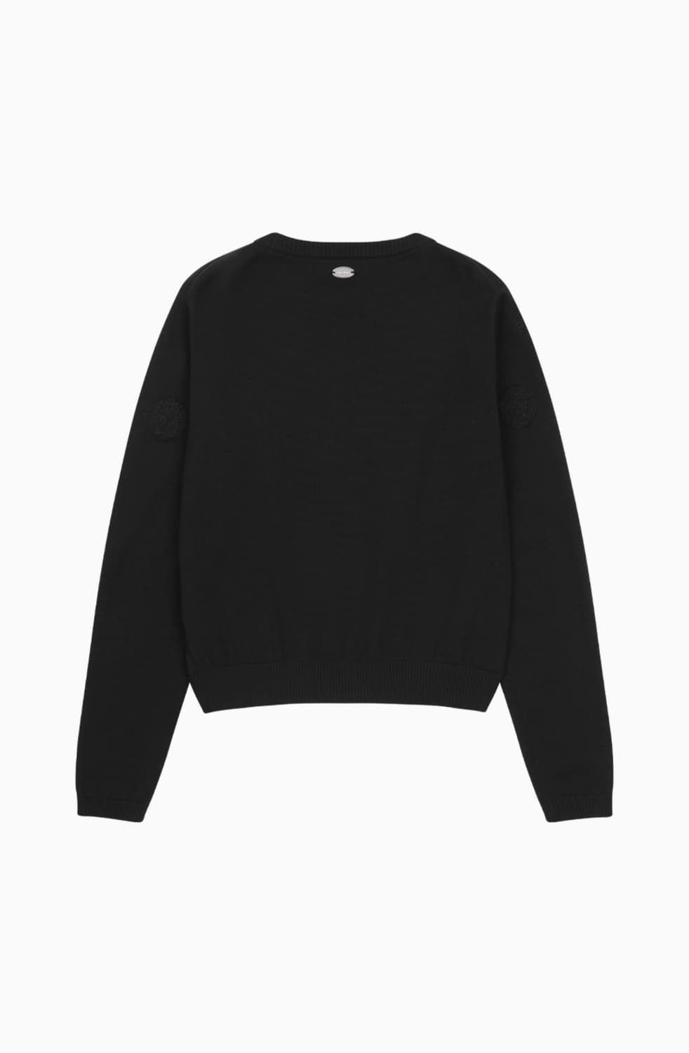 오헤시오 DOT GLITTER KNIT, BLACK 상품이미지2