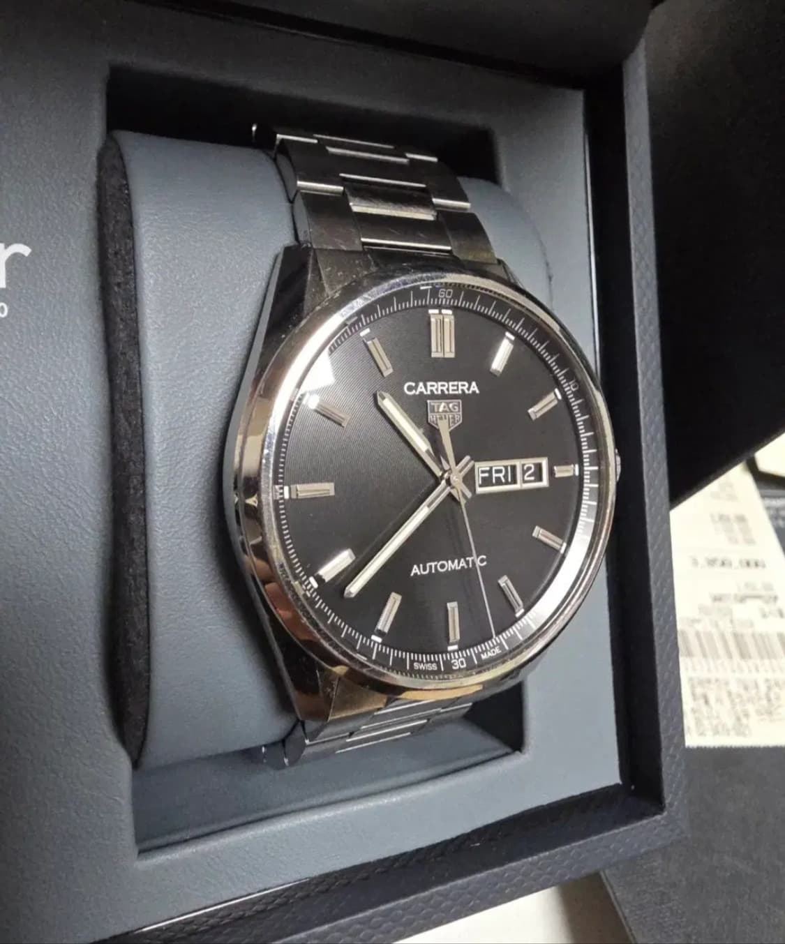 태그호이어 까레라 데이데이트 41mm 검판 상품이미지2