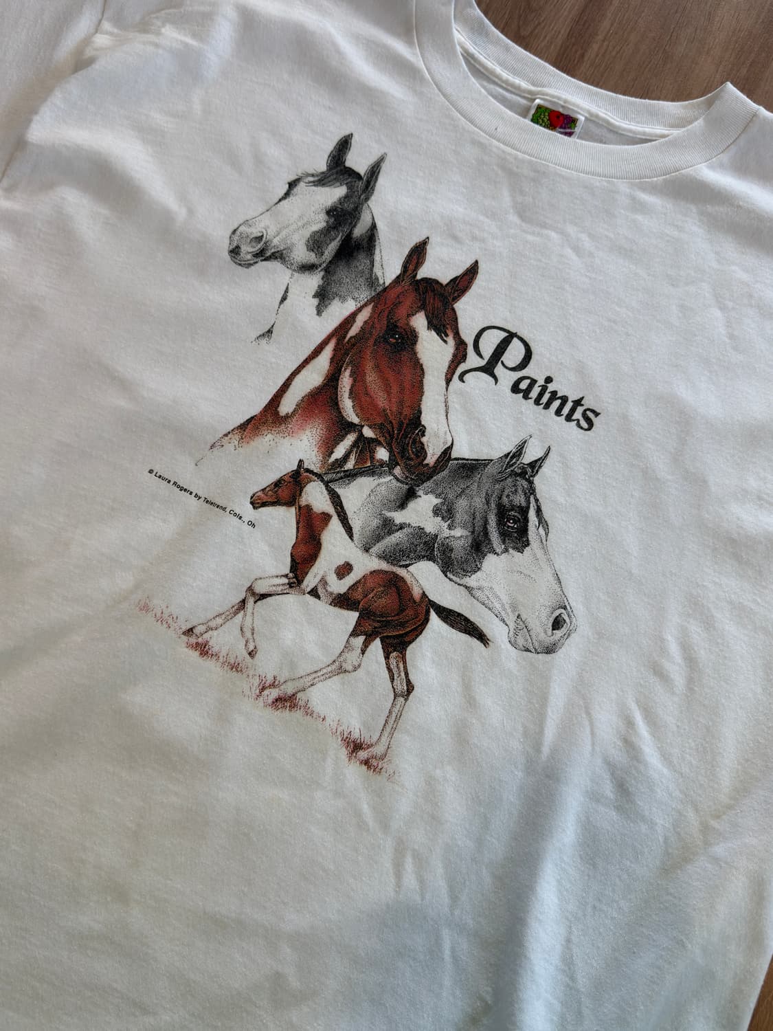 90s american paints horse 빈티지 티셔츠 상품이미지2