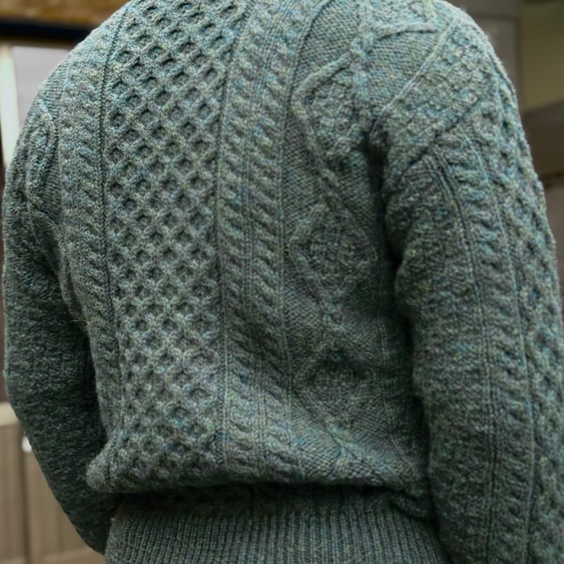 아란크래프트 피셔맨 스웨터 M 상품이미지10