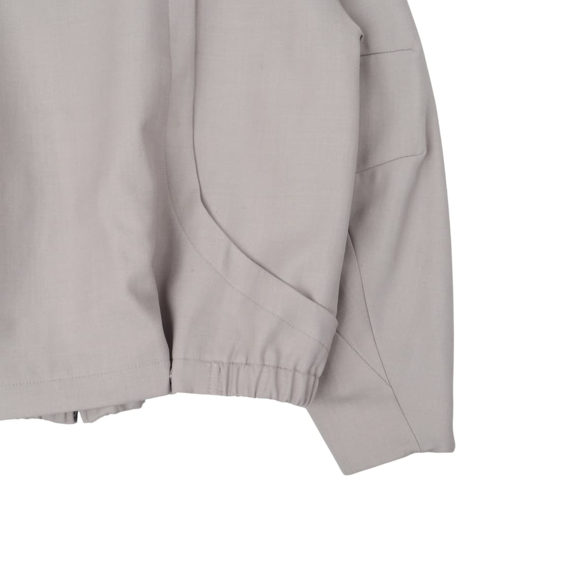 Coor 쿠어 그레이 울 블루종 자켓 상품이미지6