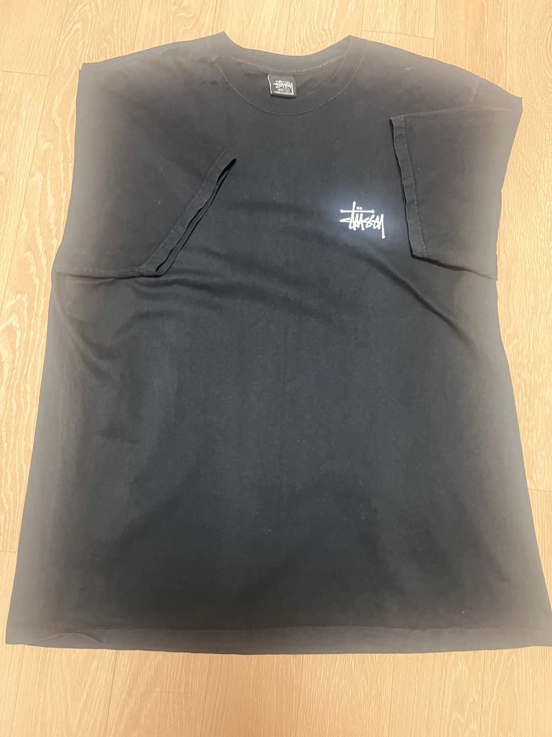 스투시 베이직 피그먼트 반팔 L 상품이미지2