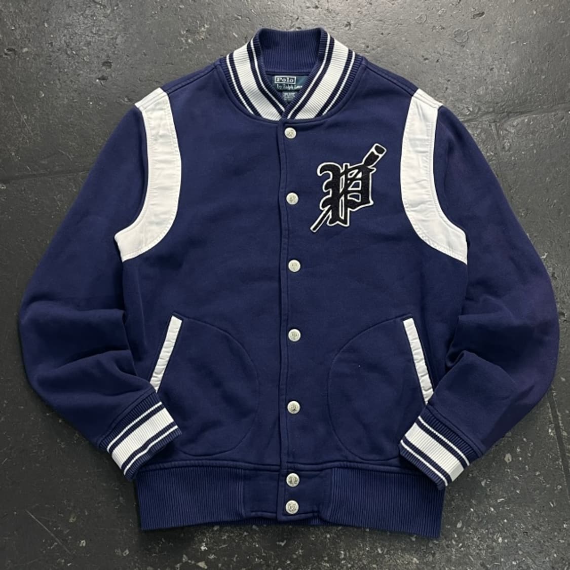 100 폴로 랄프로렌 레터맨 바시티 자켓 상품이미지1