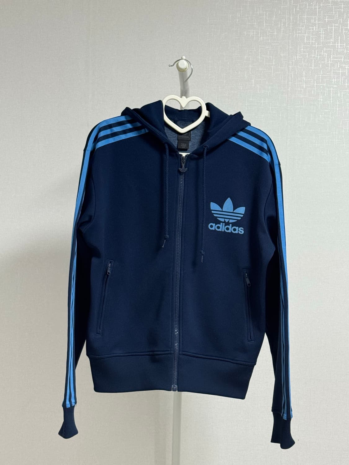 아디다스 후드 네이비블루 트랙탑 M 상품이미지1