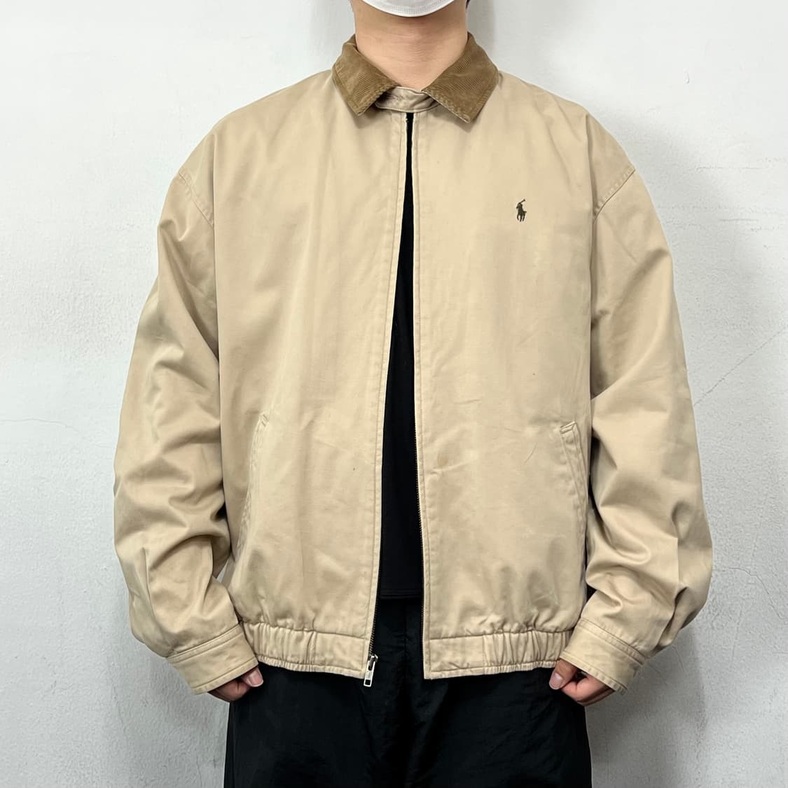 폴로랄프로렌 90s 코듀로이 카라넥 베이포드 스윙 자켓 상품이미지2