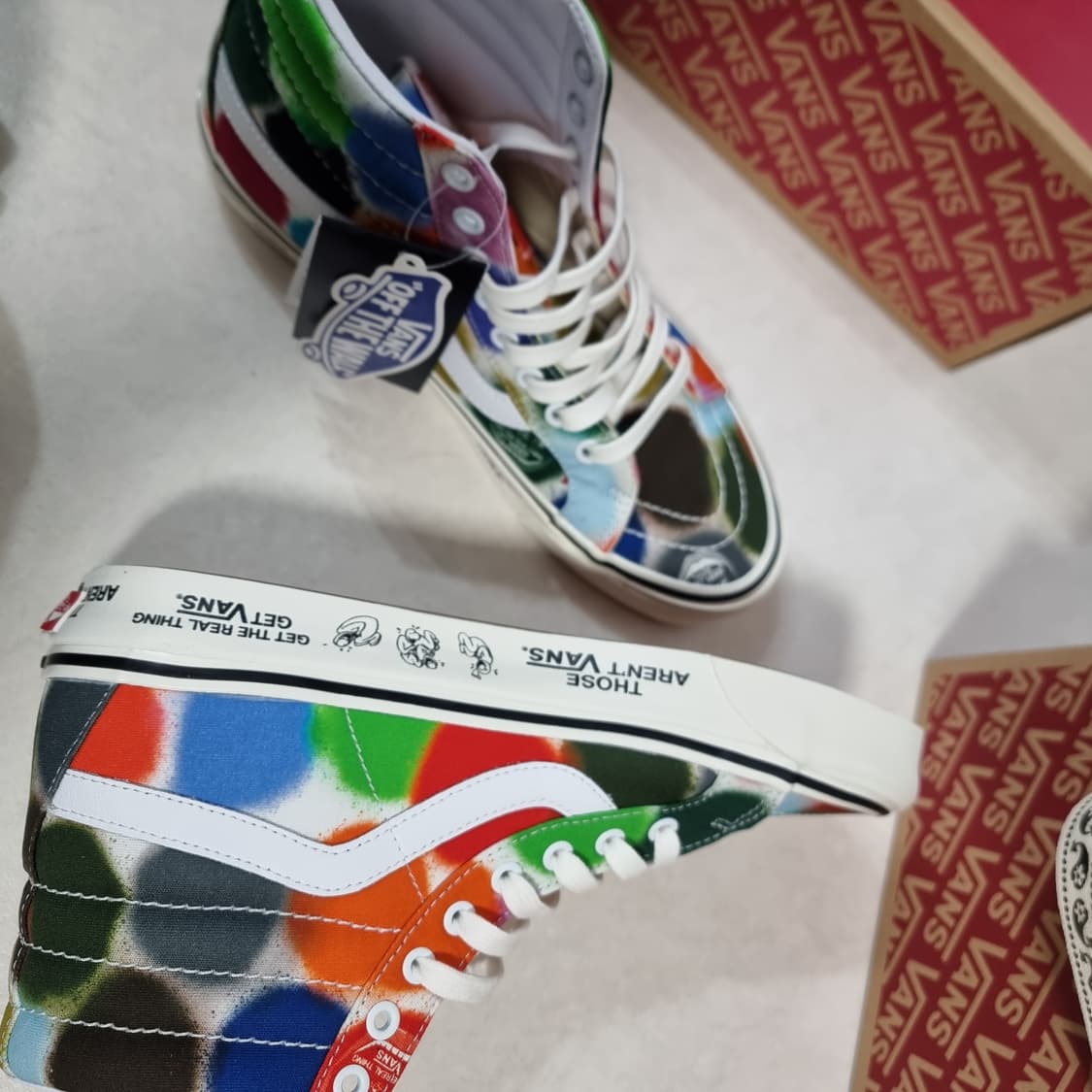 반스 스케이트 하이 멀티 컬러 새상품 상품이미지2