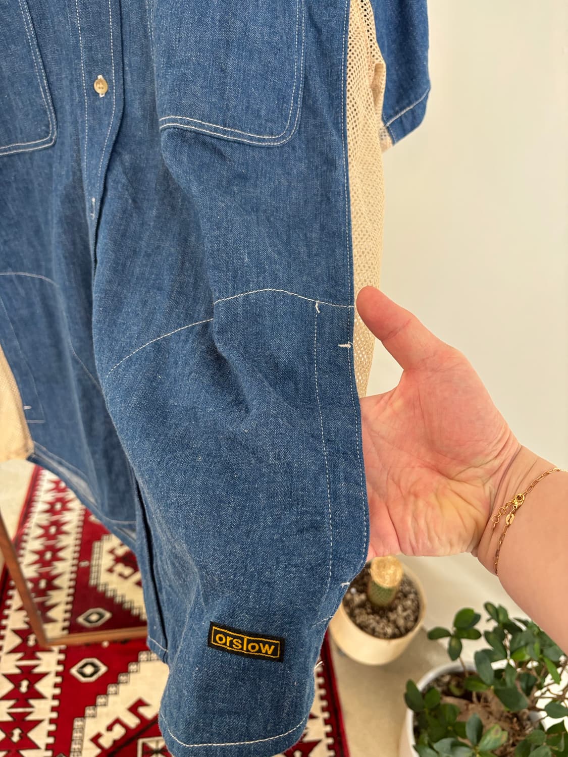 Orslow x beams 피싱셔츠 상품이미지4
