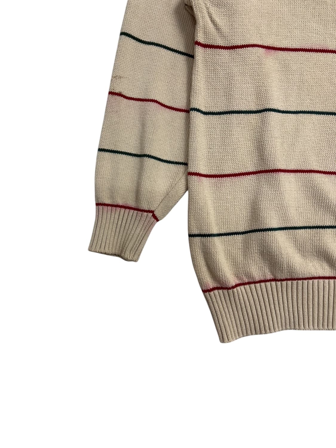 라코스테 스트라이프 니트 베이지 상품이미지2