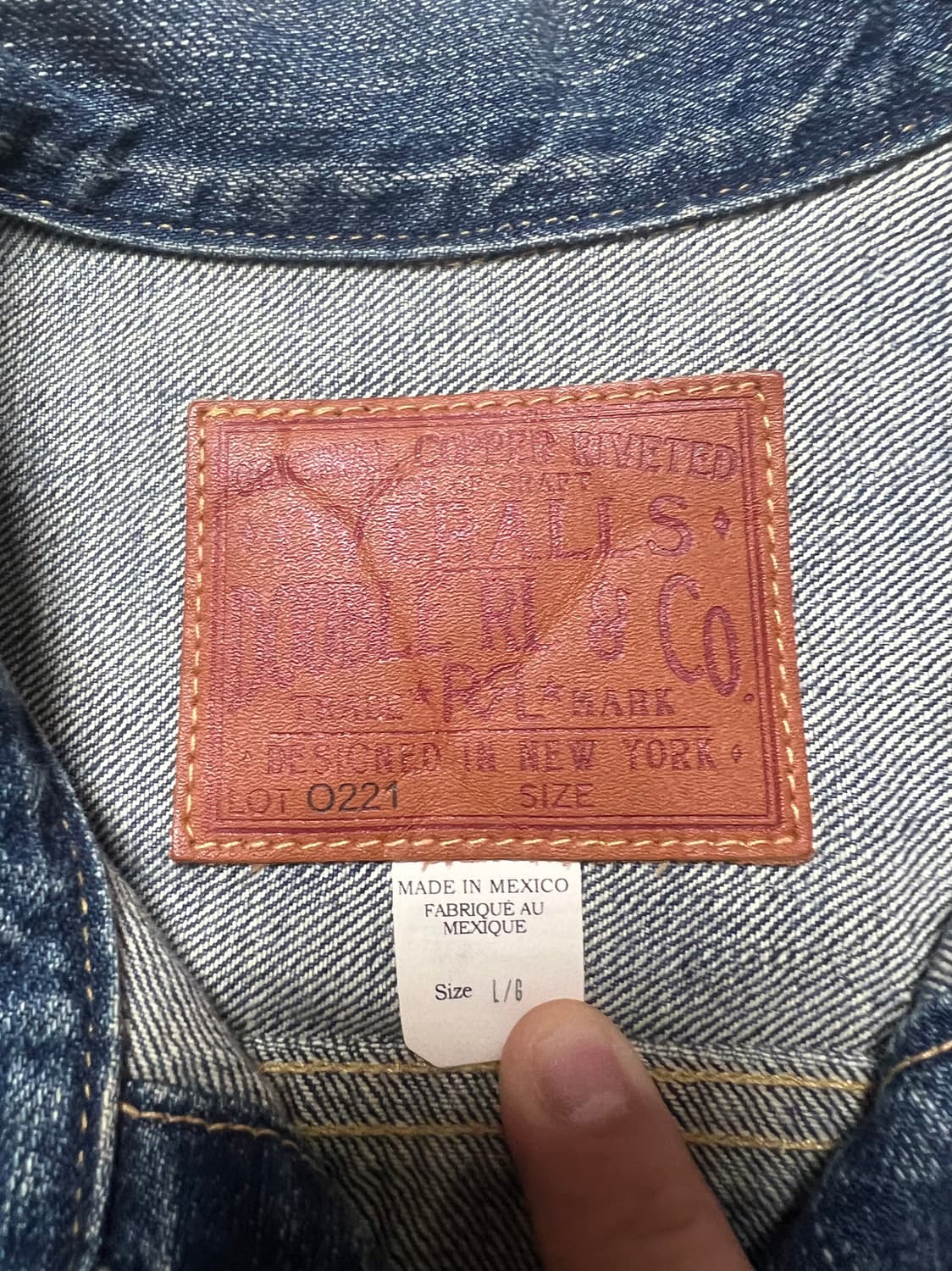 (L) RRL 오버데일 웨스트뷰 데님 트러커 재킷 상품이미지2