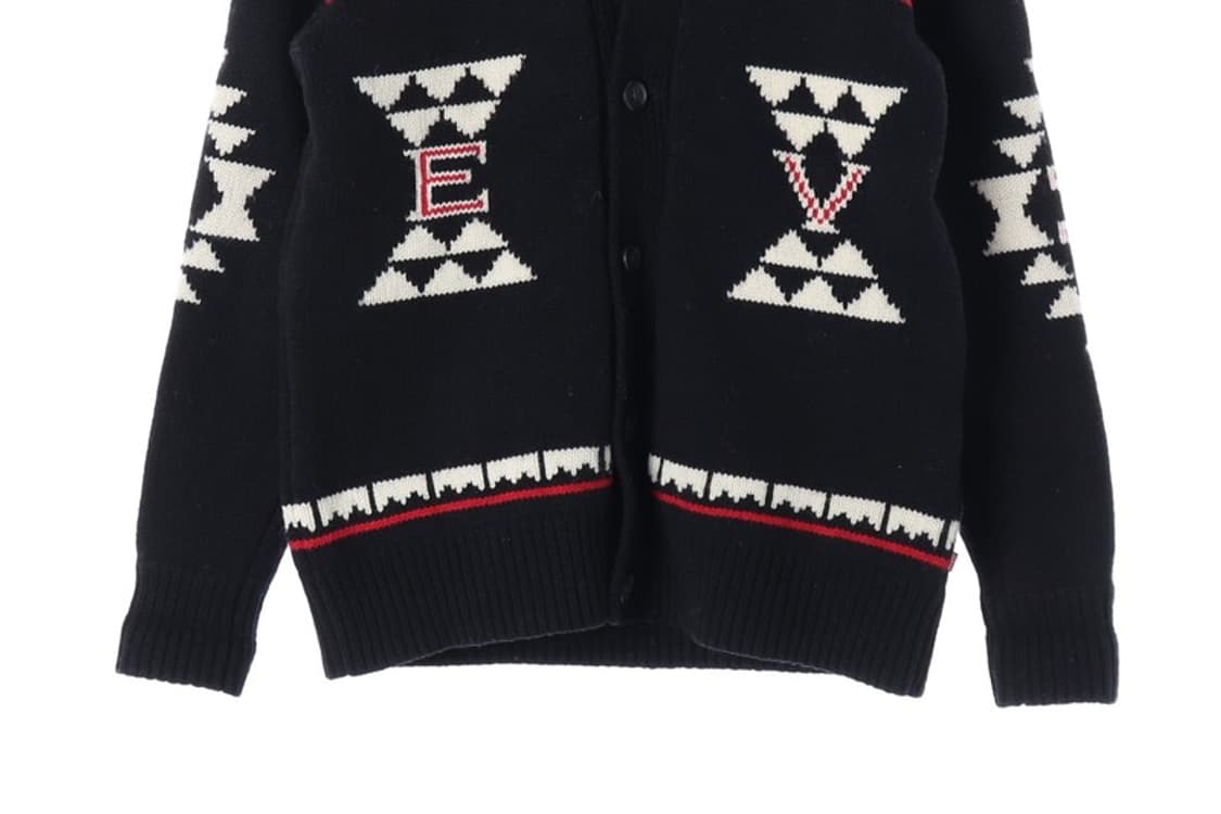 리바이스 레터링 헤비 울 카우찬 가디건 M 상품이미지4