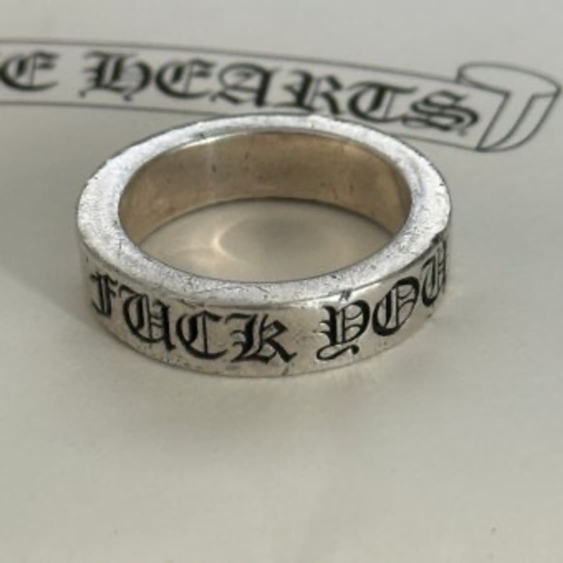 (구매글)ChromeHearts 퍽유링 US10, 10.5 size 상품이미지1