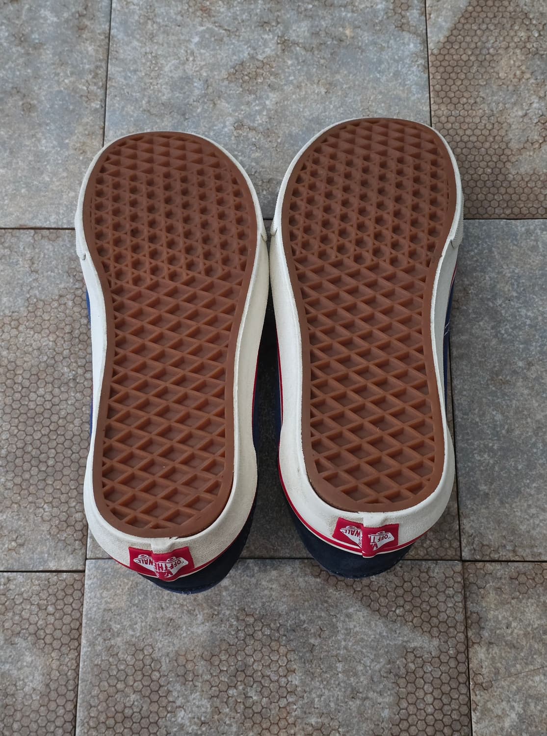 (260)반스 스타일 36 블루 화이트 상품이미지10