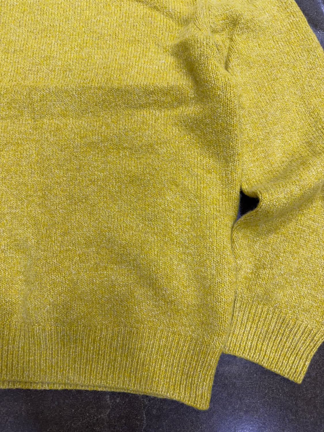 마시모두띠 니트 울 블렌드 스웨터 머스타드 L 상품이미지5