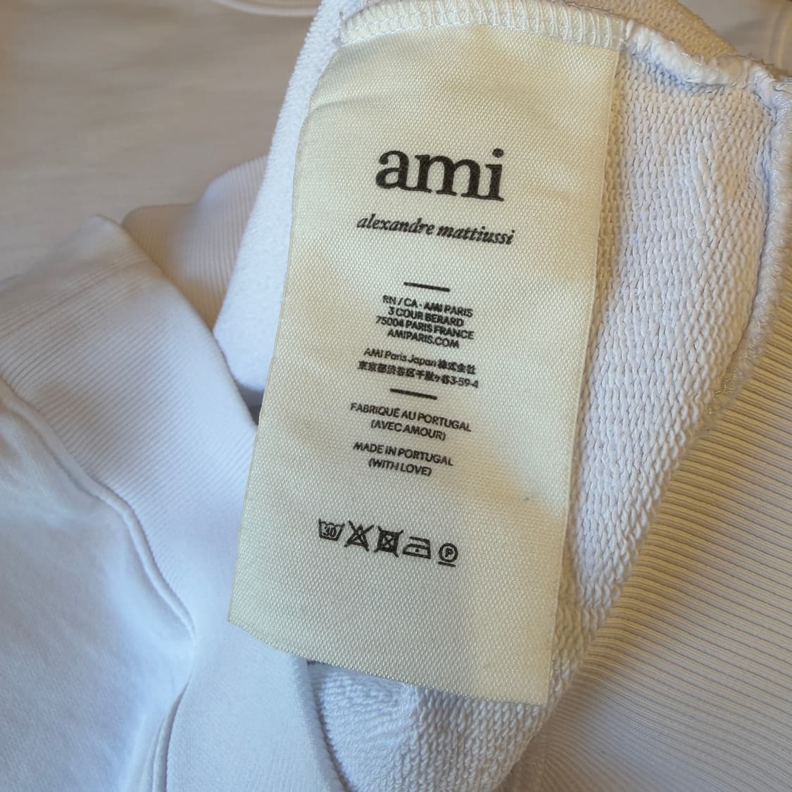 아미 스몰 하트 로고 스웻셔츠 맨투맨 [ 105 ] 상품이미지7