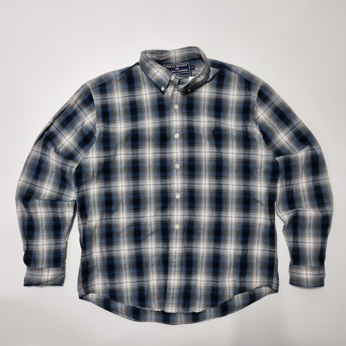 1990s 폴로 스포츠 체크셔츠  상품이미지1