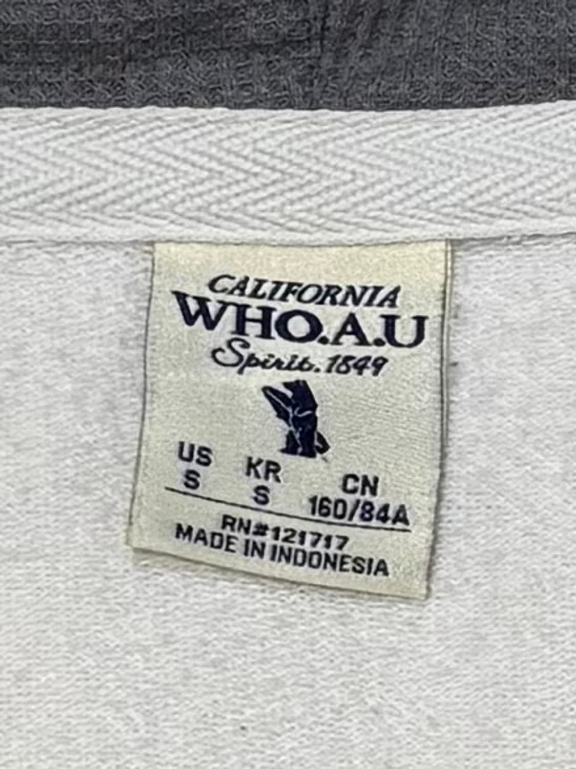 후아유 빅로고 후드집업 상품이미지6