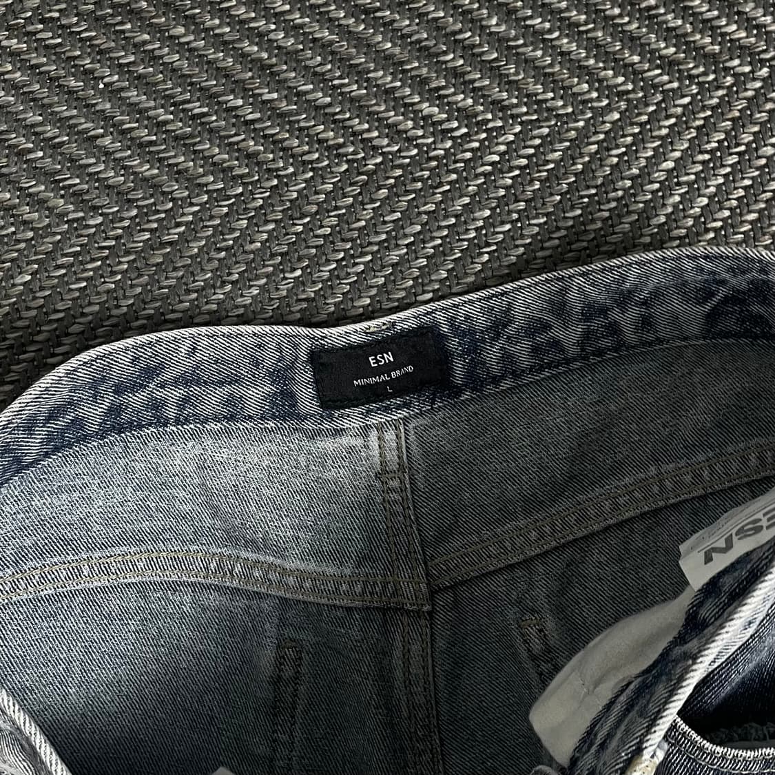 ESN 빈티지 워시드 유틸리티 데님 카고 팬츠y 4987 상품이미지5