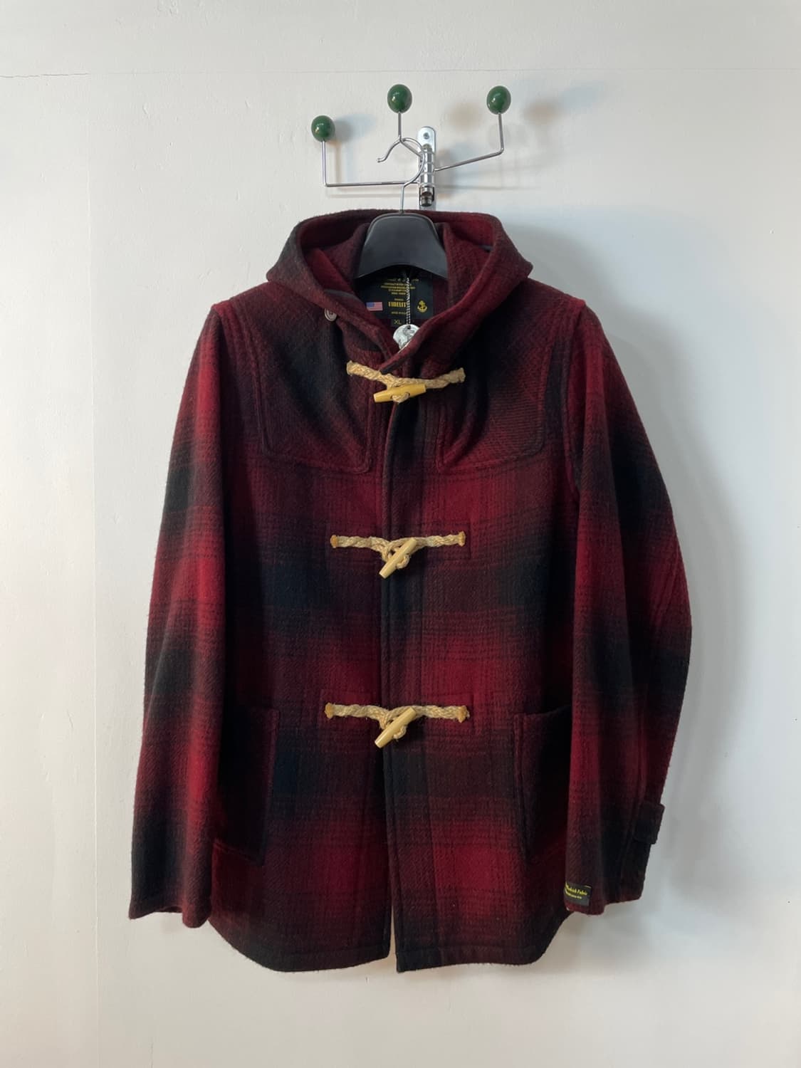 피델리티 체크 더플 코트 상품이미지1