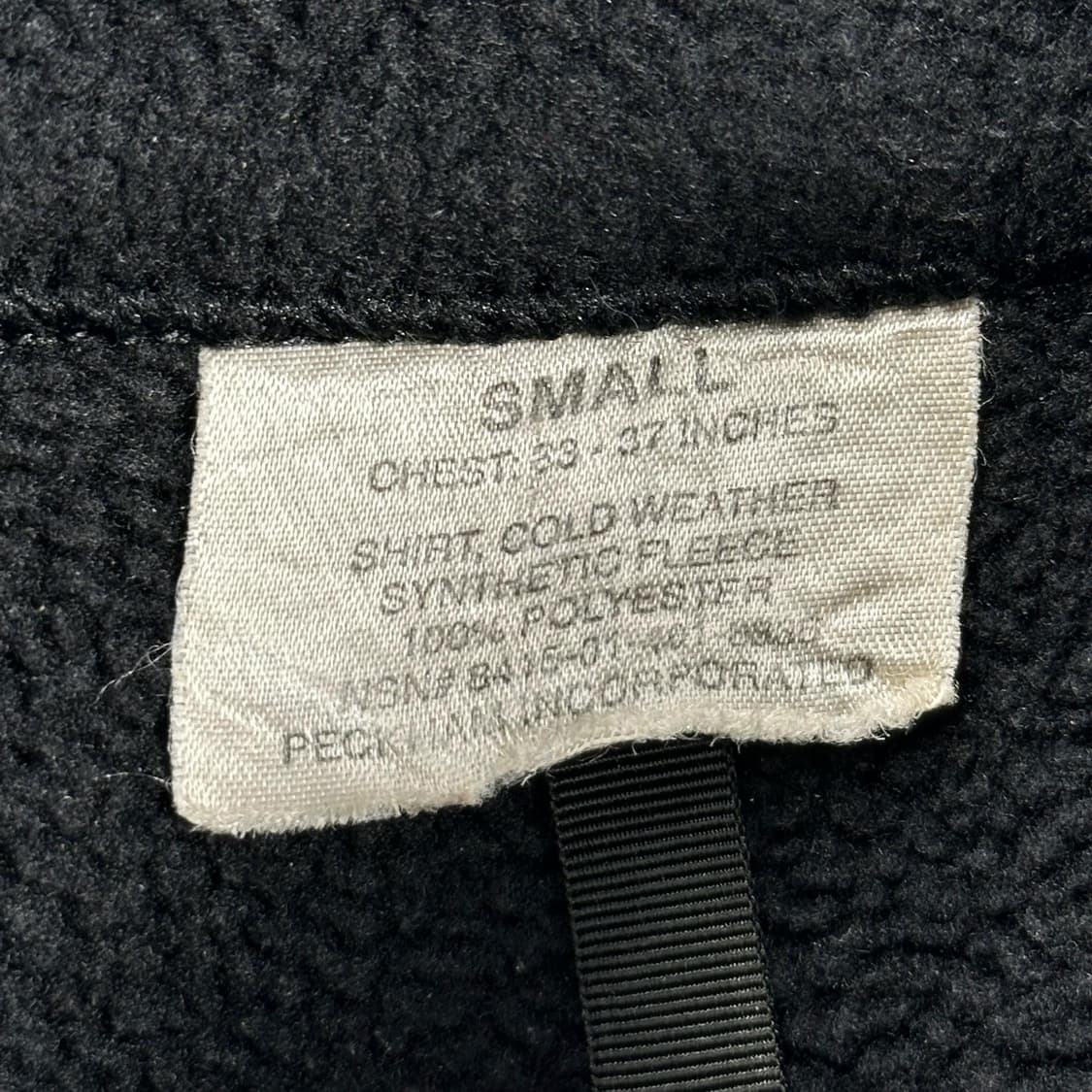 미군 오리지널 US 폴라텍 블랙 후리스 (실측 L) 상품이미지6