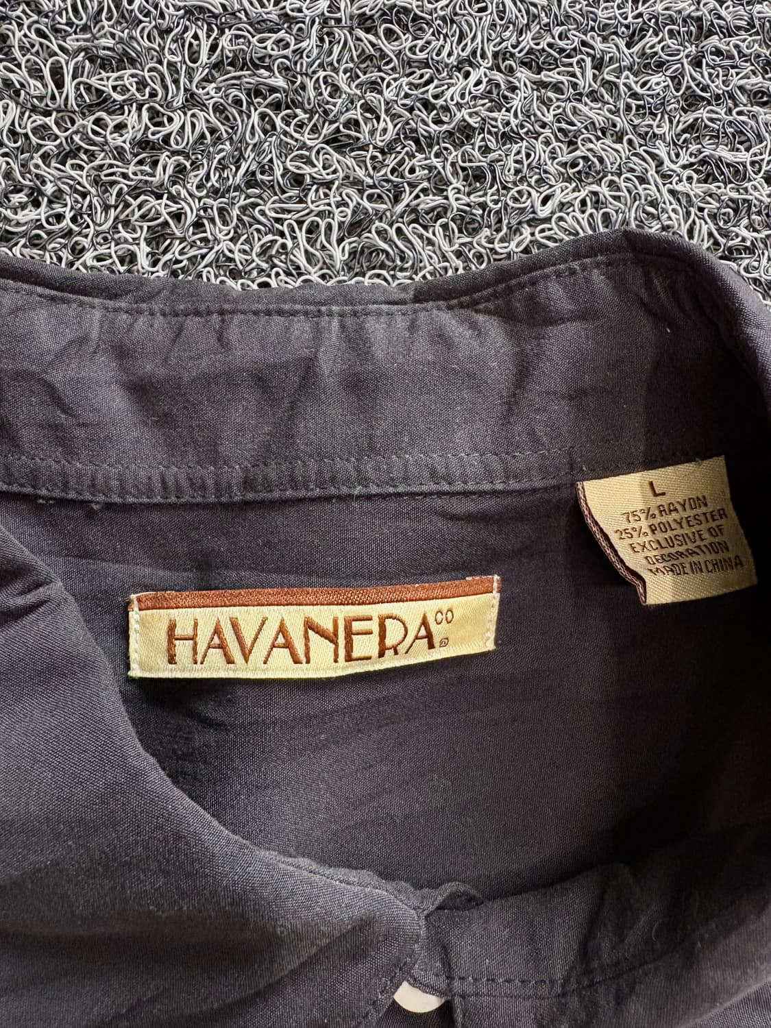 HAVANERA 아카이브 빈티지 박시핏 쿠바셔츠 3444 상품이미지3