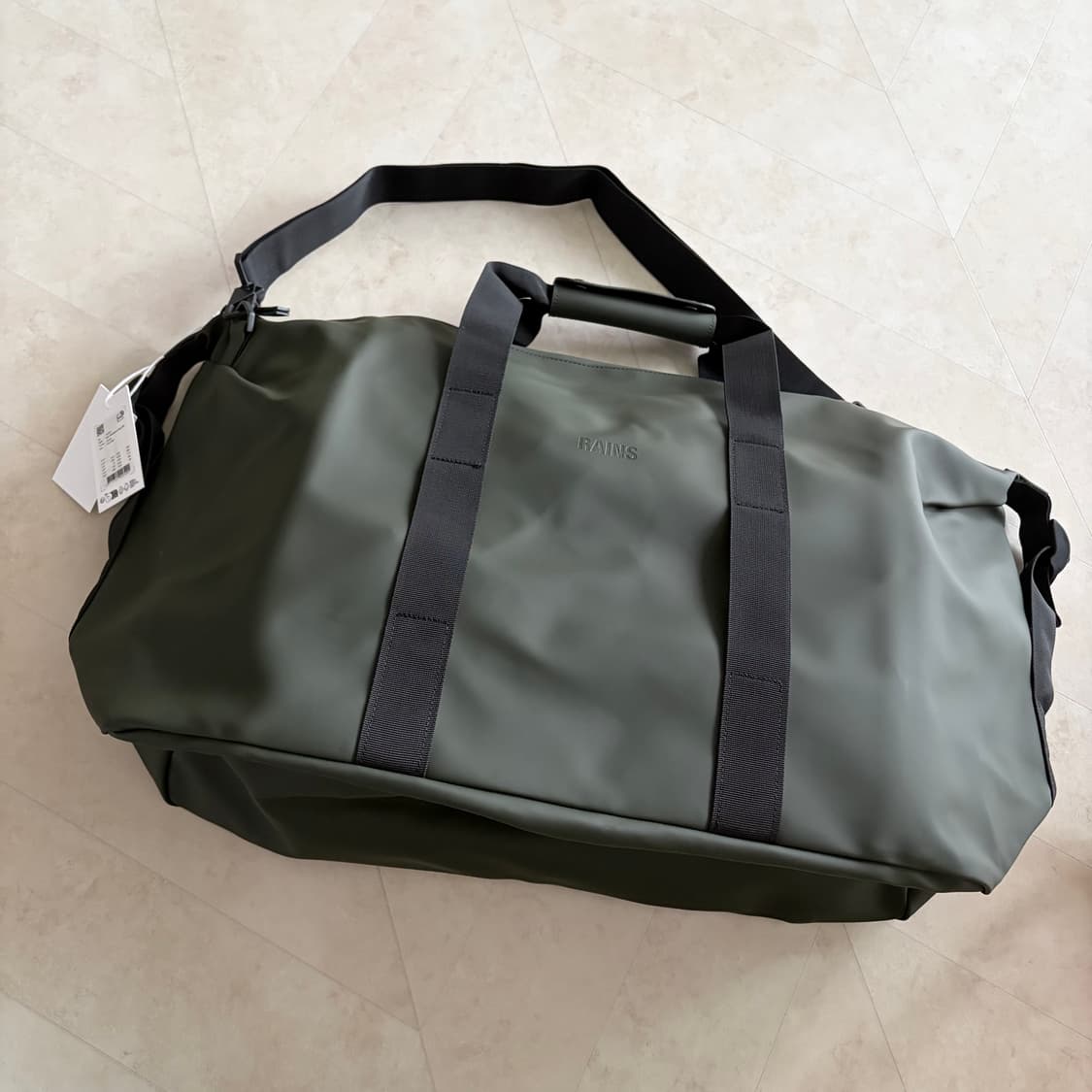 [새상품]레인스 레인즈 RAINS 하일로 위켄드백 그린 상품이미지1