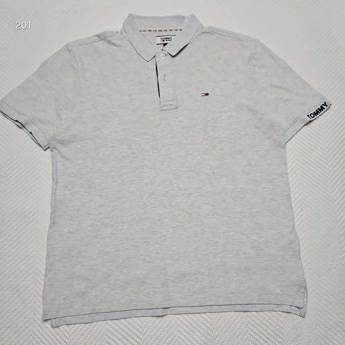 타미진스 로고 포인트 반팔 카라티 L 상품이미지1