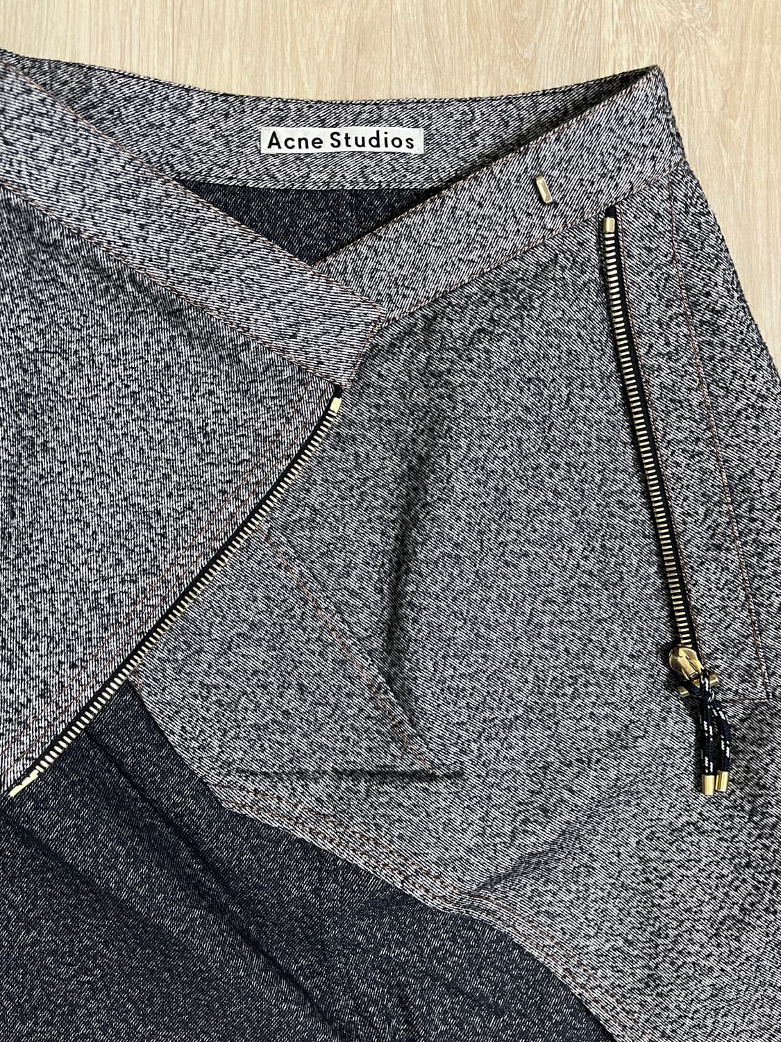 아크네 데님 스커트 상품이미지5