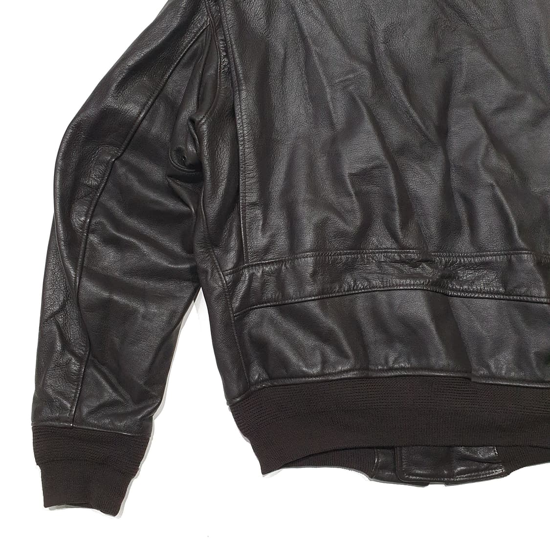 미국 국경순찰대 보더 패트롤 가죽 자켓 44 (105-110) 고트스킨 상품이미지6