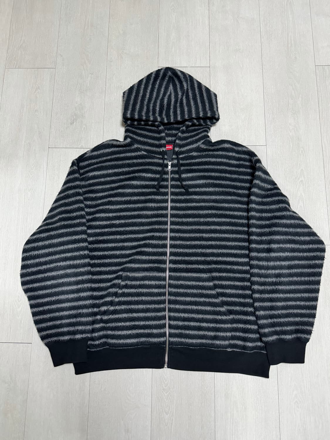 [XL]슈프림 브러쉬드 후드집업 23FW 상품이미지1