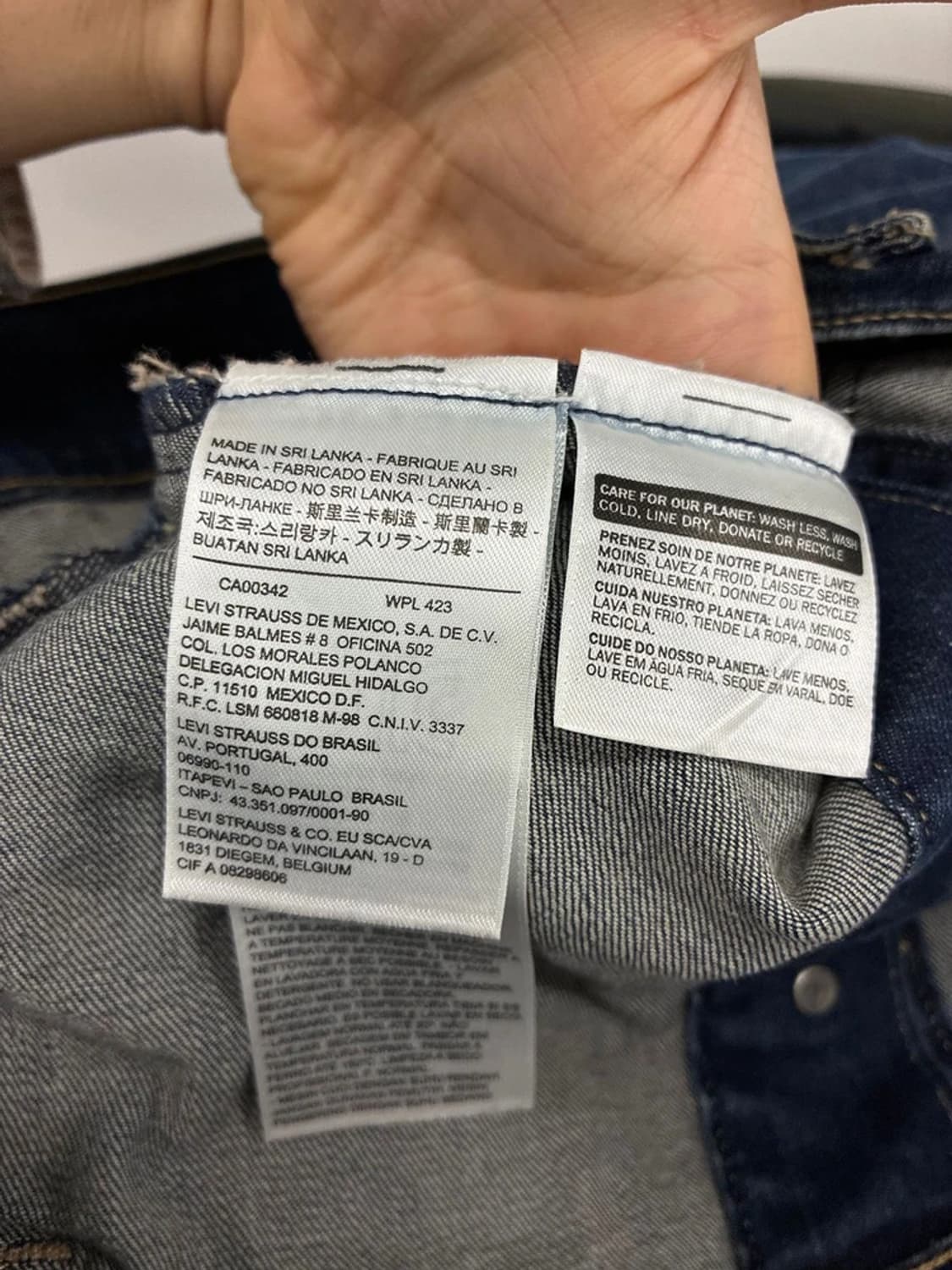 리바이스 우먼스 데님 트러커 자켓 PN9802 상품이미지8