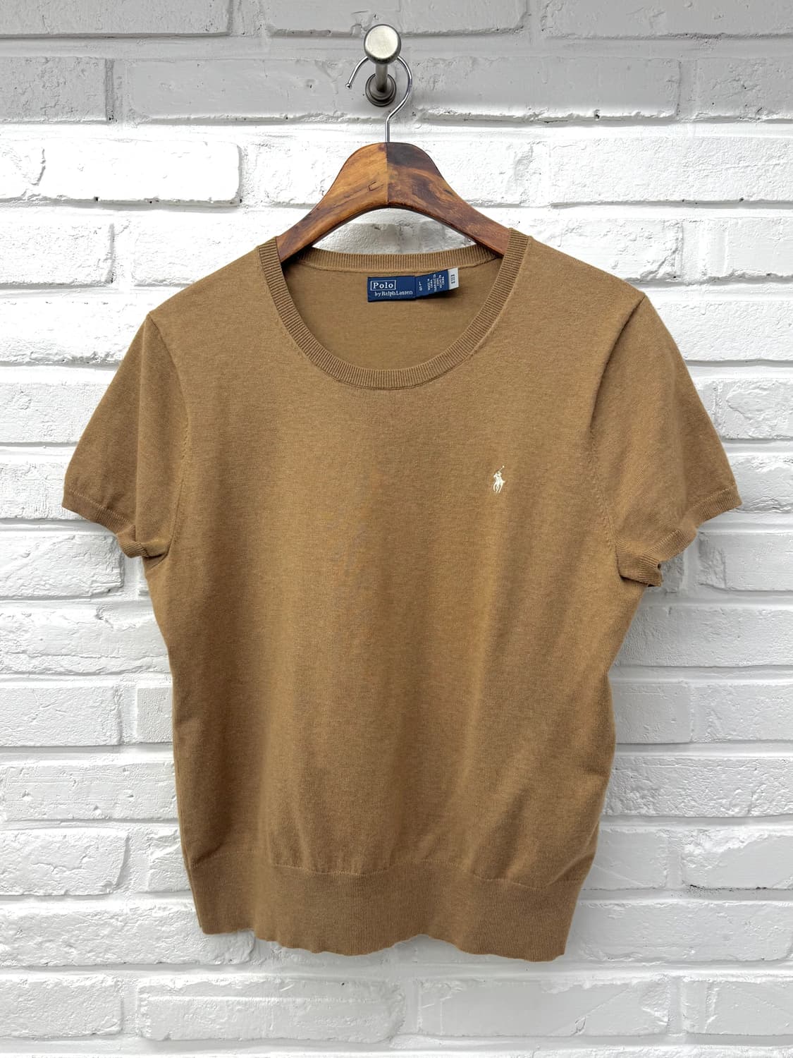 폴로 베이지 반팔니트 상품이미지3