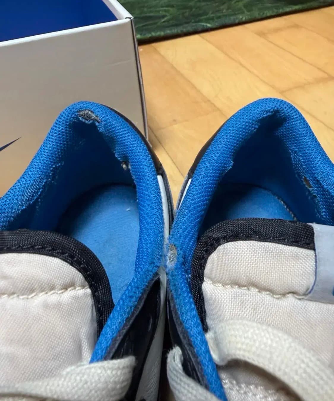 트래비스 스캇 프라그먼트 조던1 로우 \사용감 있음 275 상품이미지6