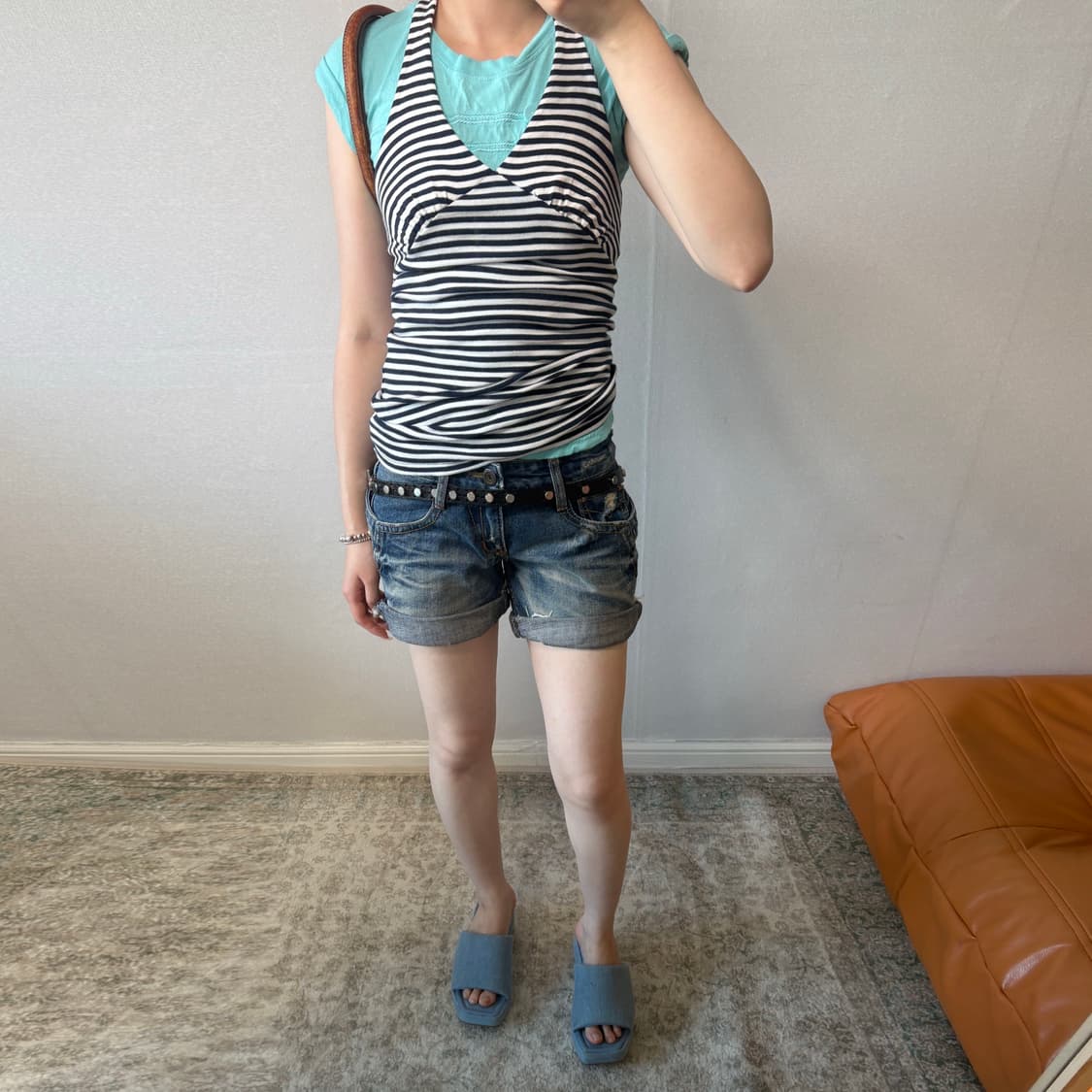 Lolita Jeans Distressed Cut-off Denim 상품이미지2