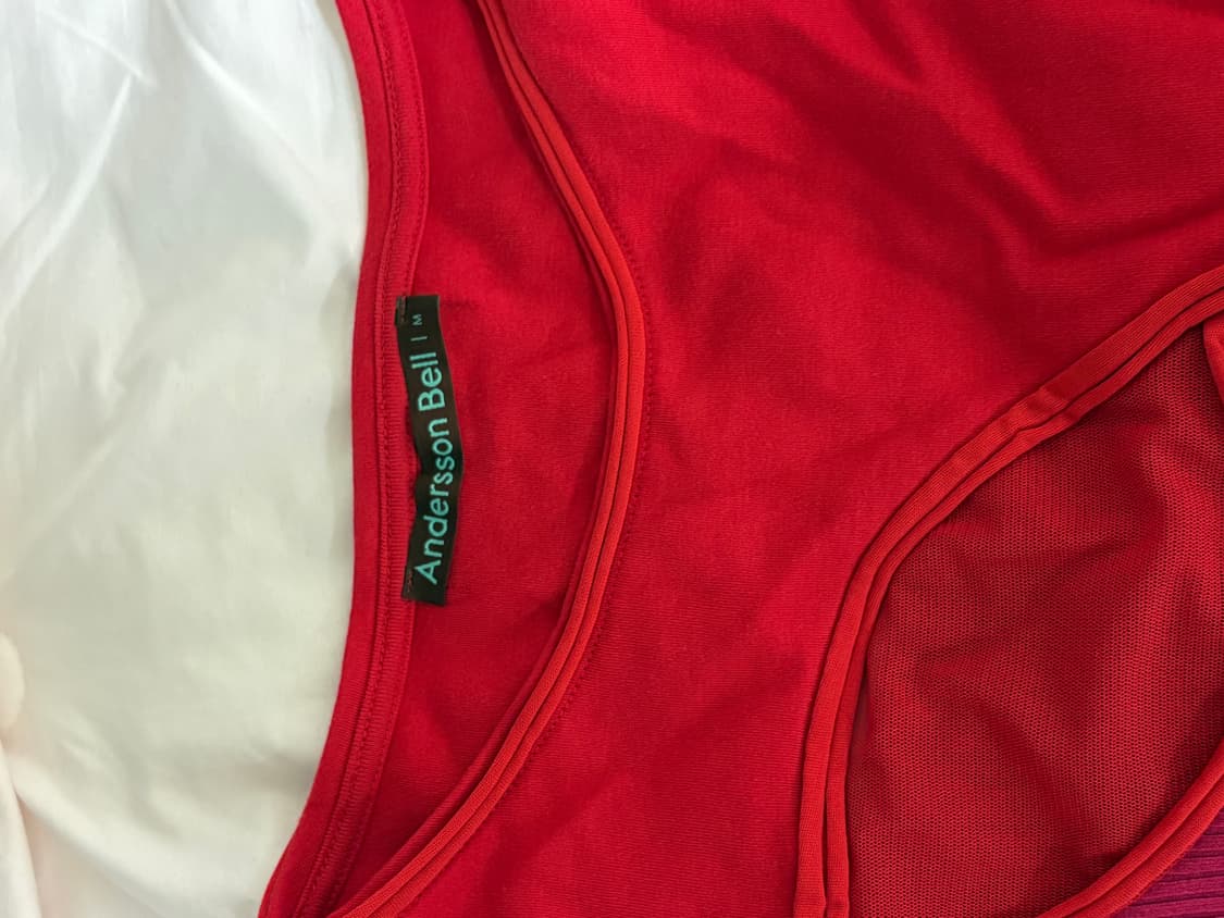 못구함) 앤더슨벨 EVA MESH COMBO LINED TOP atb77 상품이미지4