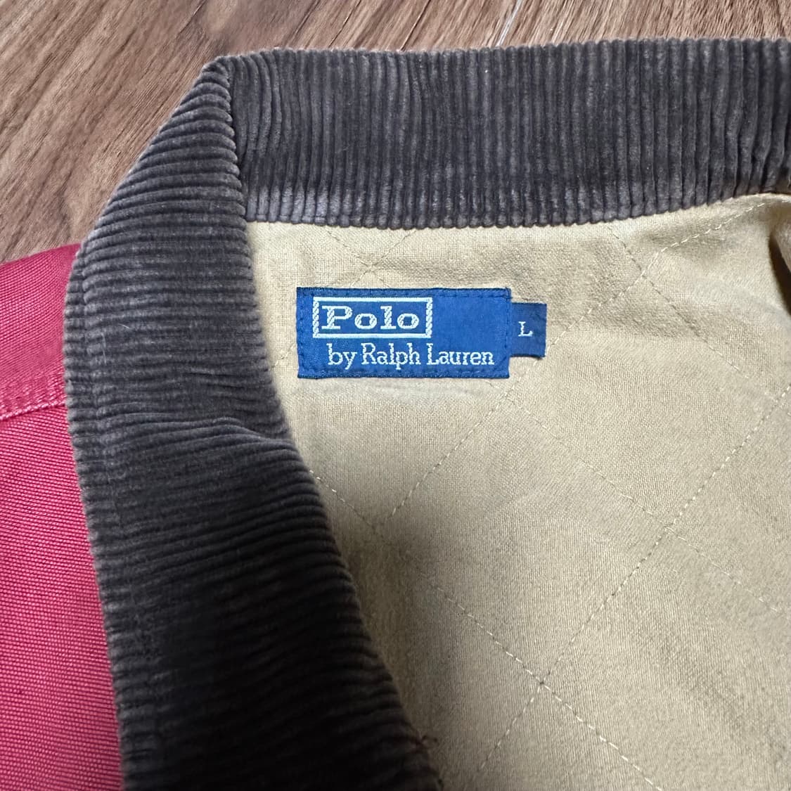 90s-00s 빈티지 폴로 랄프로렌 디트로이트 워크자켓 버건디 라지 상품이미지4