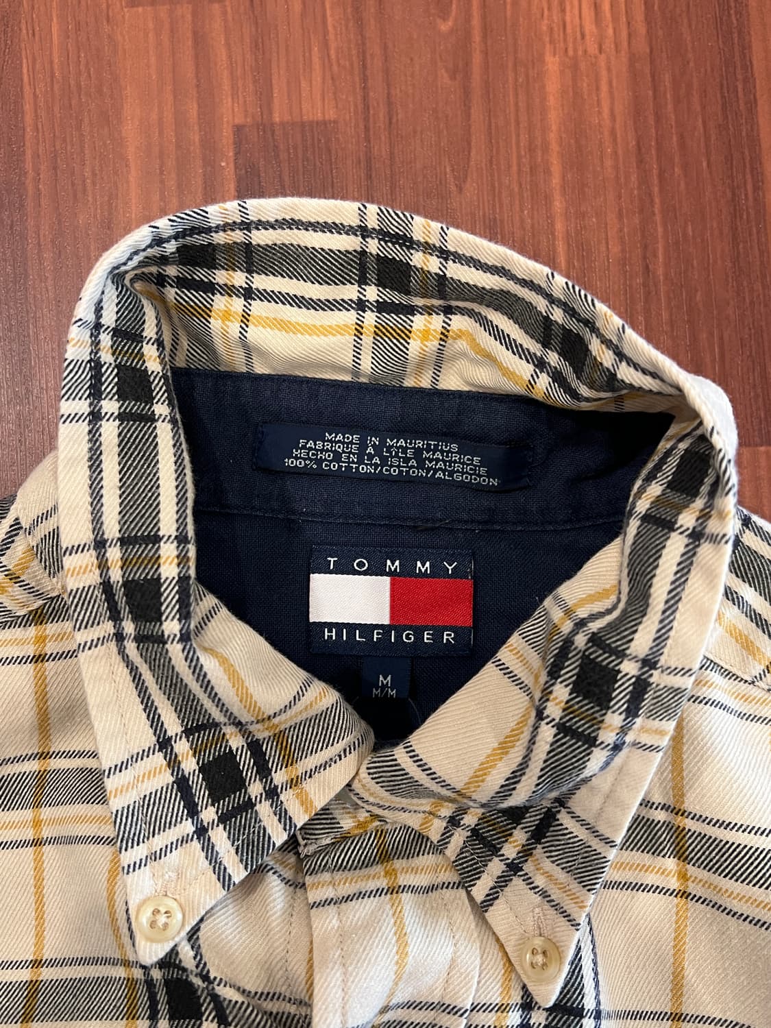 90s Tommy Hilfiger 타미힐피거 체크 셔츠 상품이미지8
