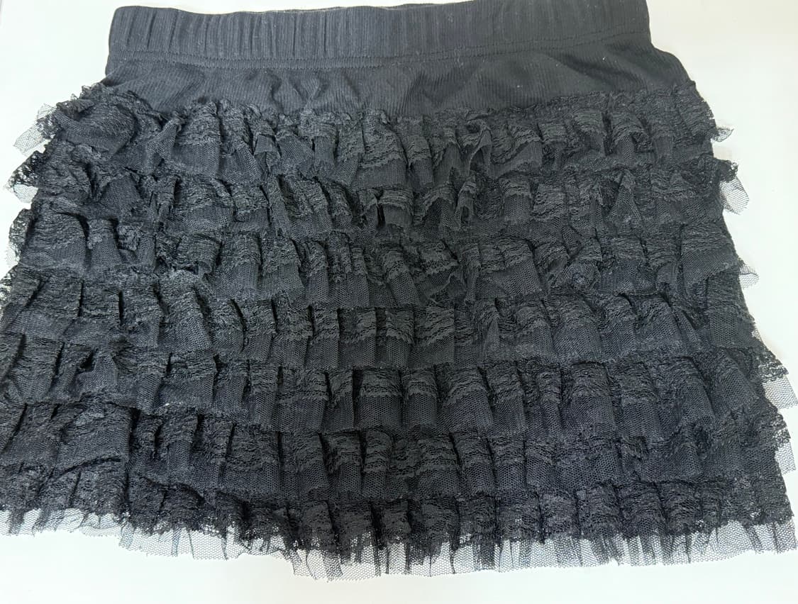 일본 빈티지 프릴 레이스 갸루 스커트 상품이미지2