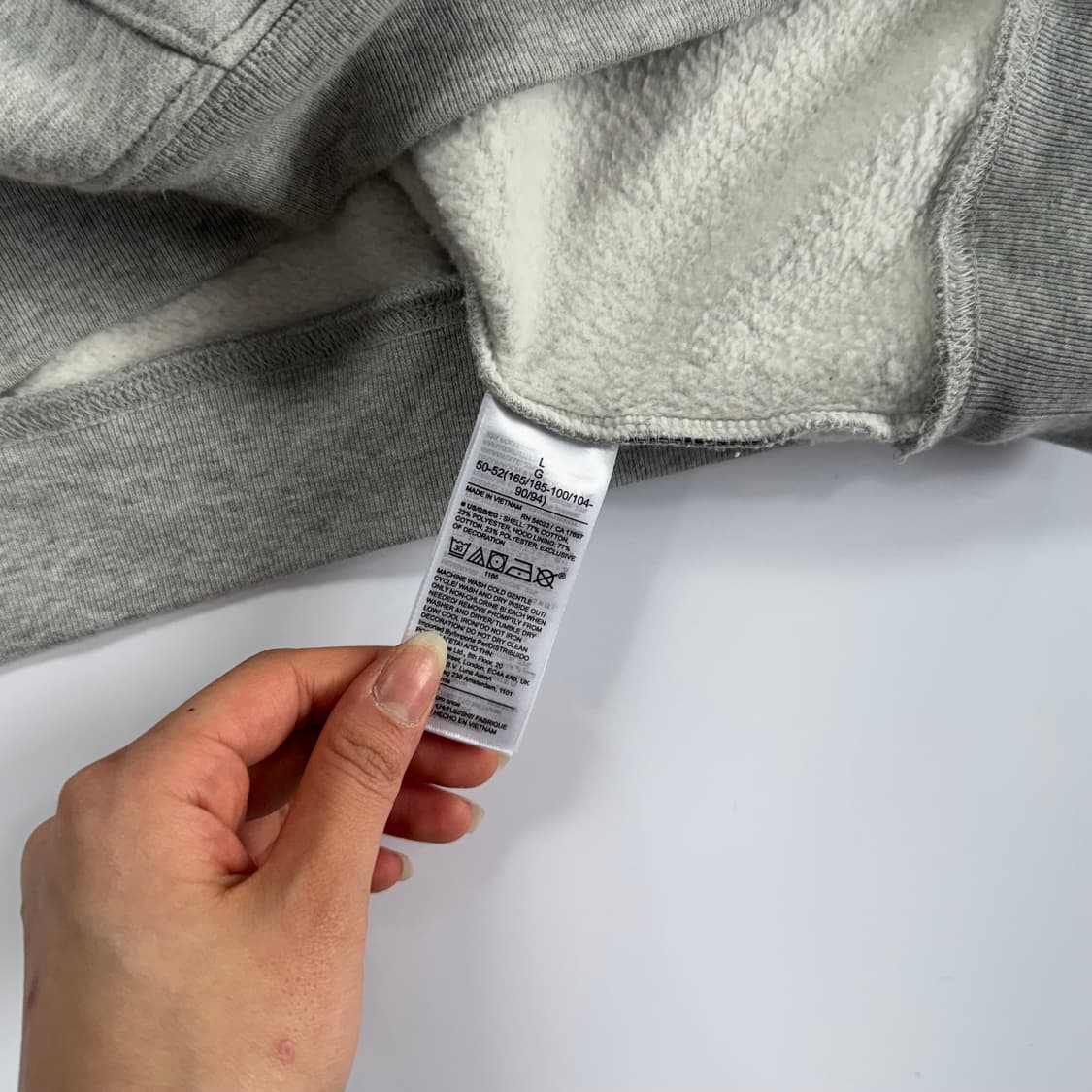 Gap 갭 디즈니 네이비 로고 그레이 후드티 상품이미지7