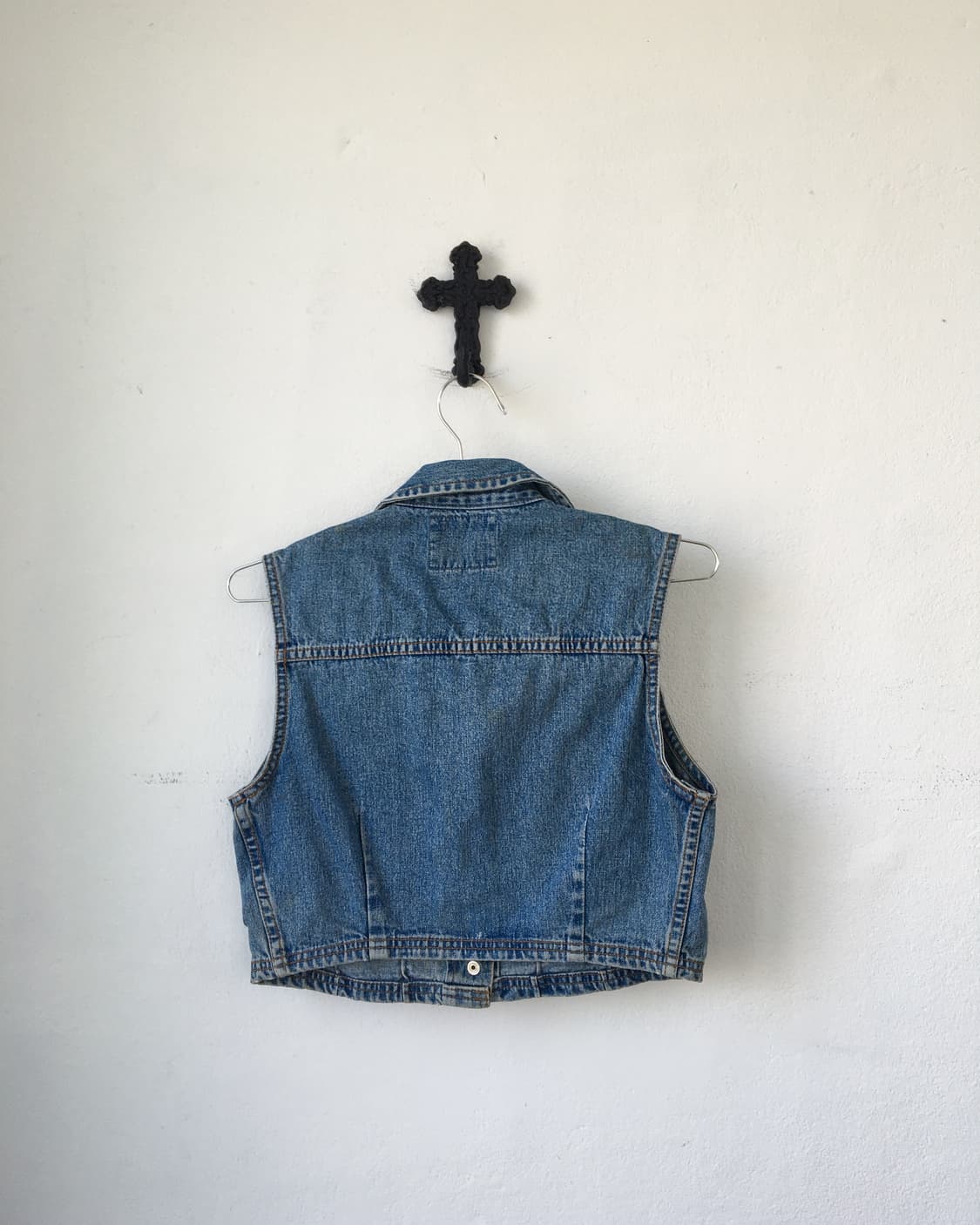 Levis siver tap Denim vest 상품이미지2