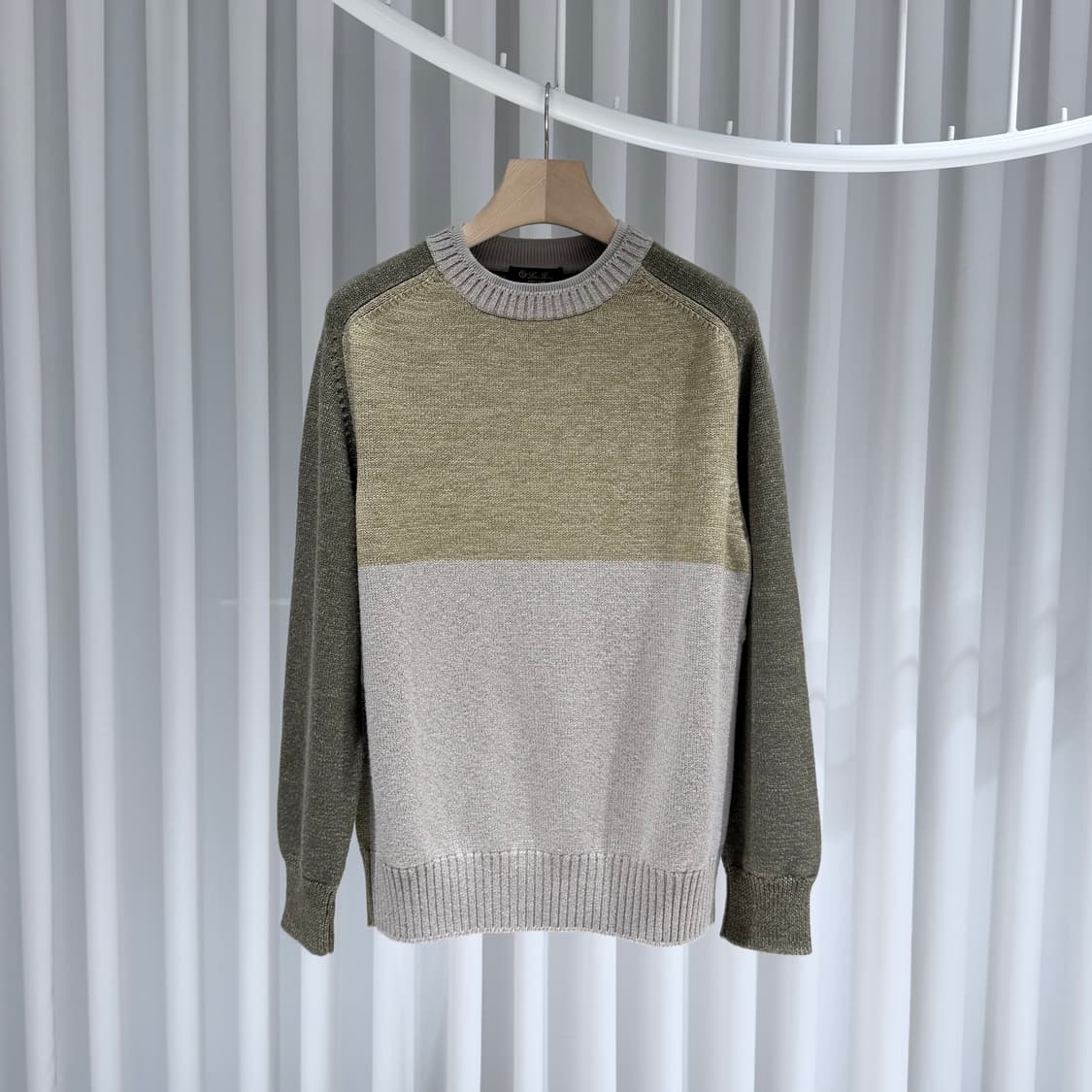 (A+/50) / 로로피아나 버진 울 풀오버 니트 스웨터 상품이미지1