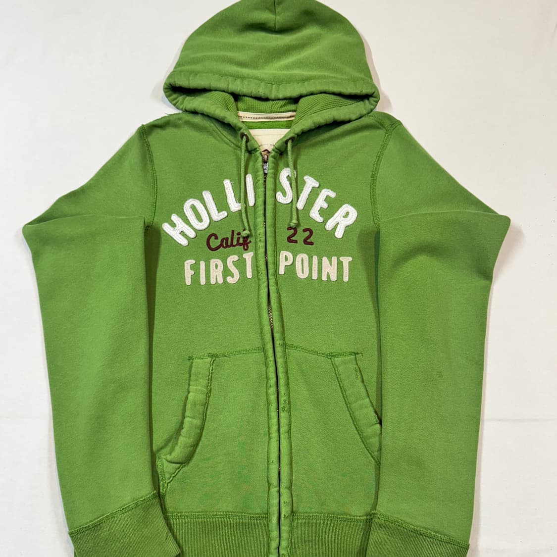 M) 홀리스터 후드집업 그린 상품이미지2