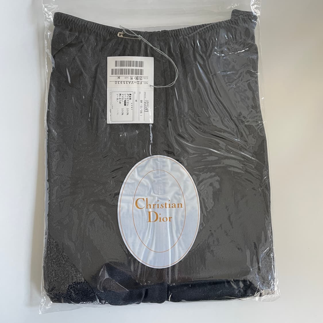 디올 블랙 레이스 슬립 팬츠 새상품 상품이미지2