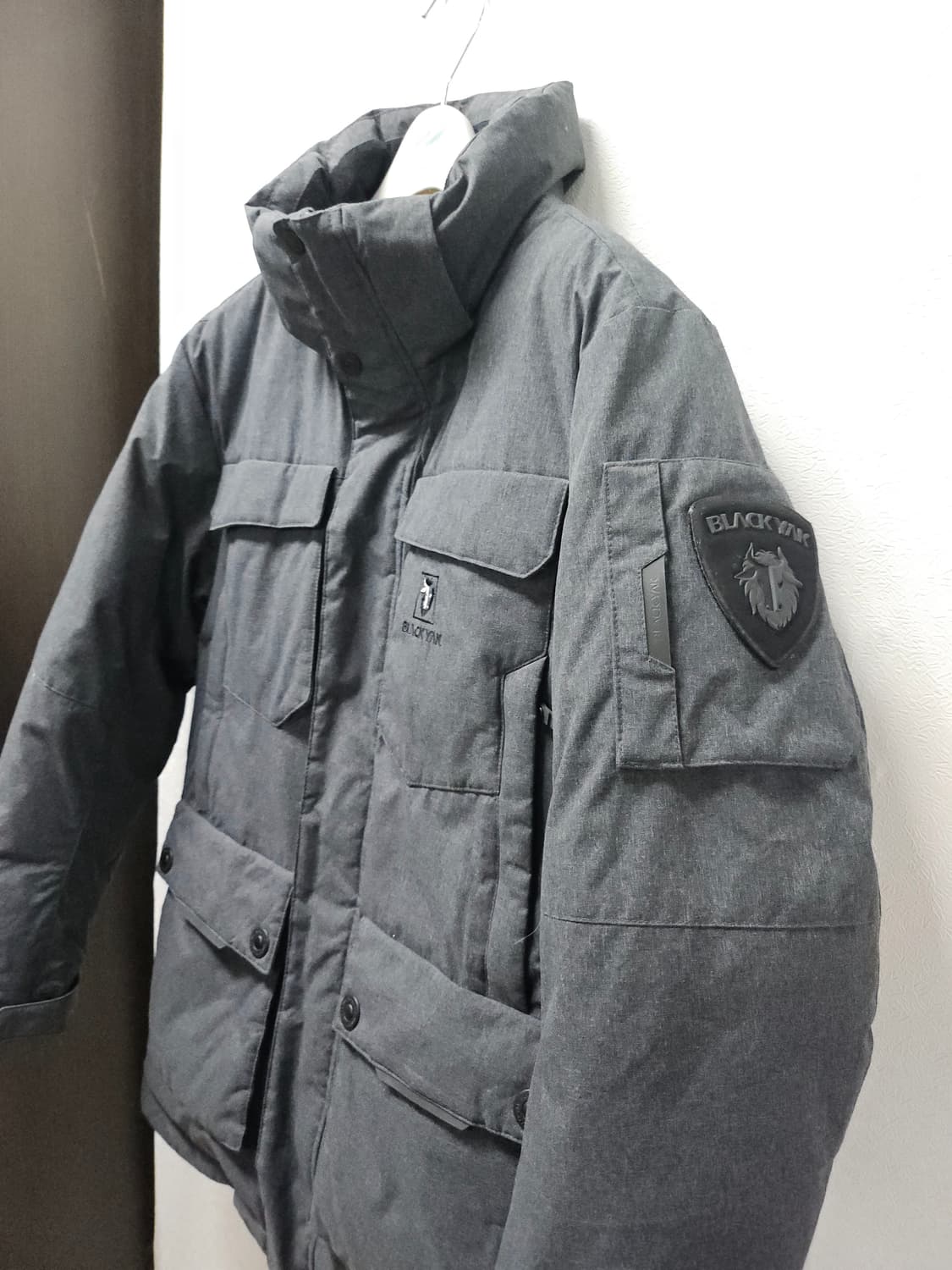 블랙야크 남성  다운패딩 그레이  95 상품이미지2