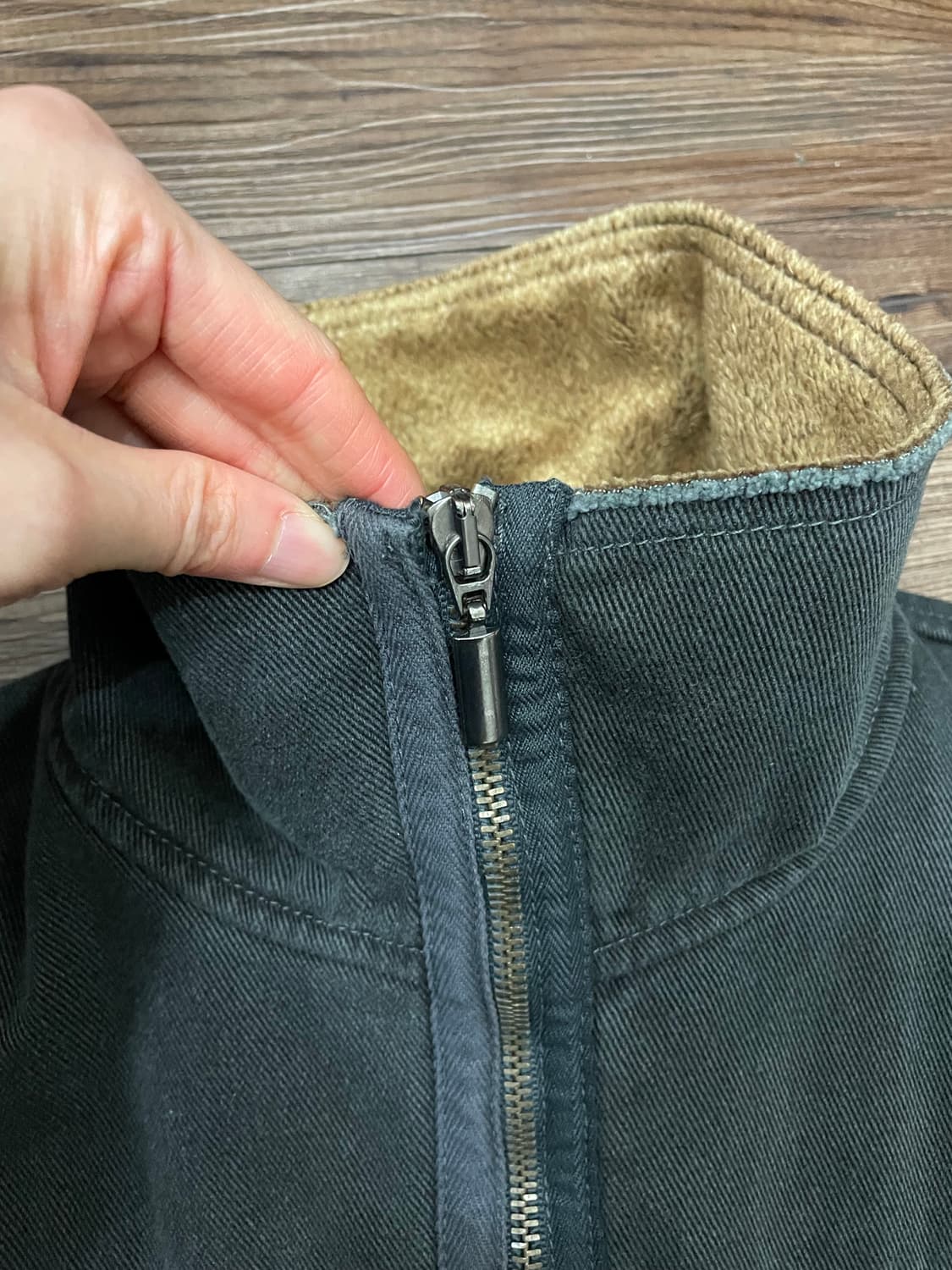 아르마니 진스 이태리제 투웨이 자켓 그레이 상품이미지6