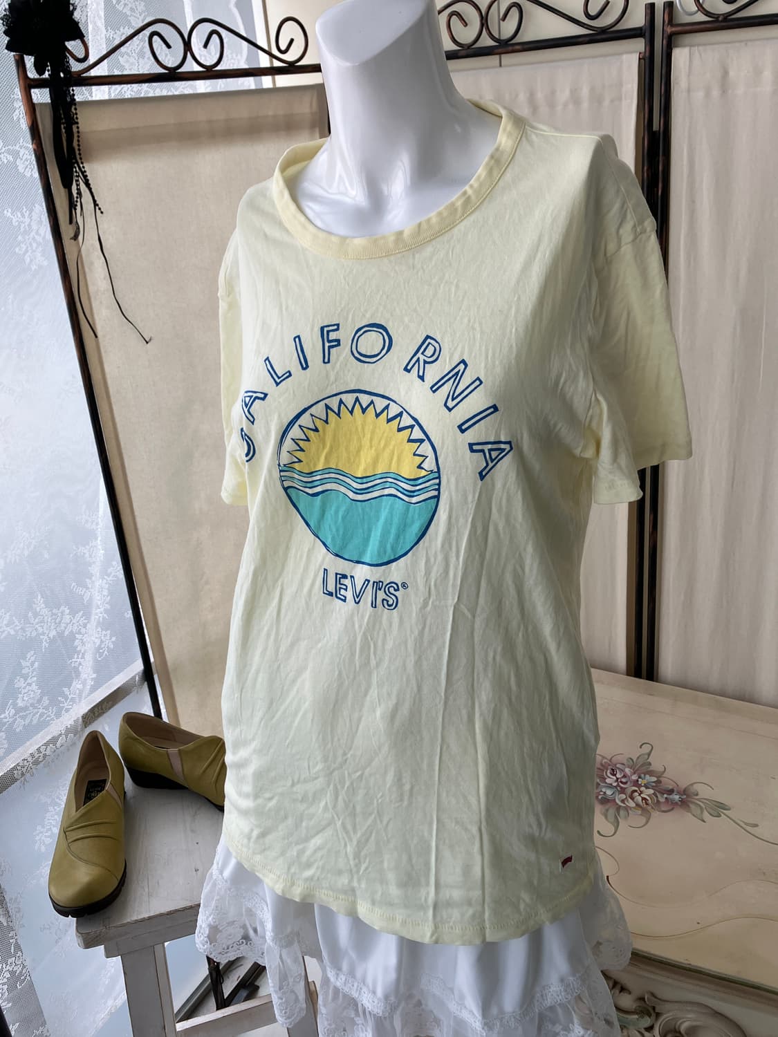 Levi's lemoncore printing half t-shirt 상품이미지2