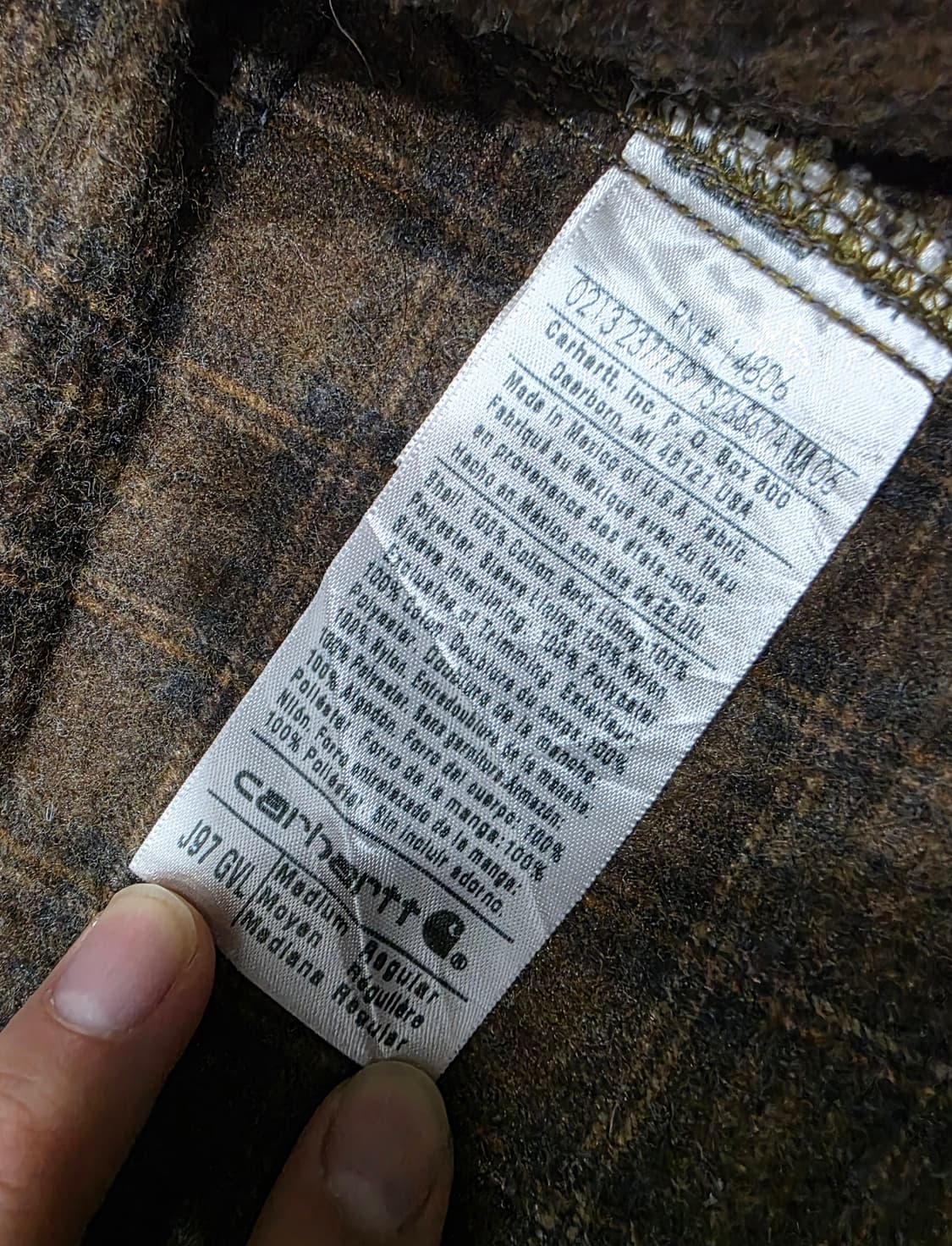 칼하트 디트로이트 j97 그레블GVL 컬러 M사이즈 상품이미지8