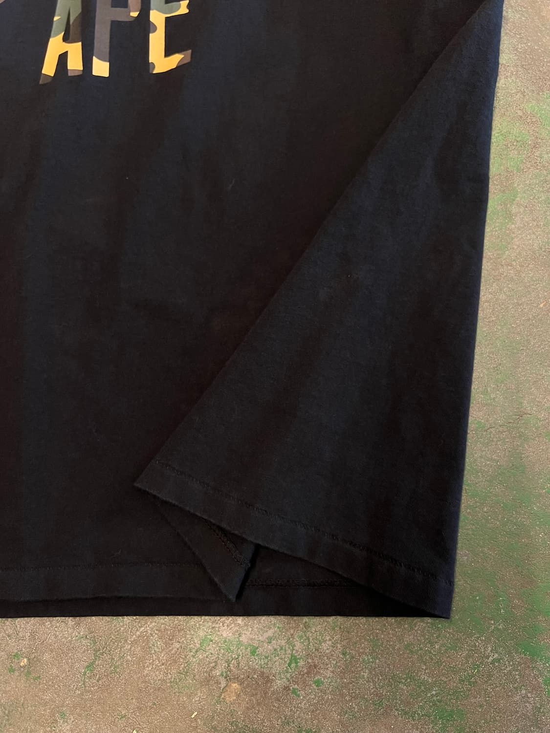 [XL] 베이프 카모 로고 반팔 티셔츠 BAPE 상품이미지9