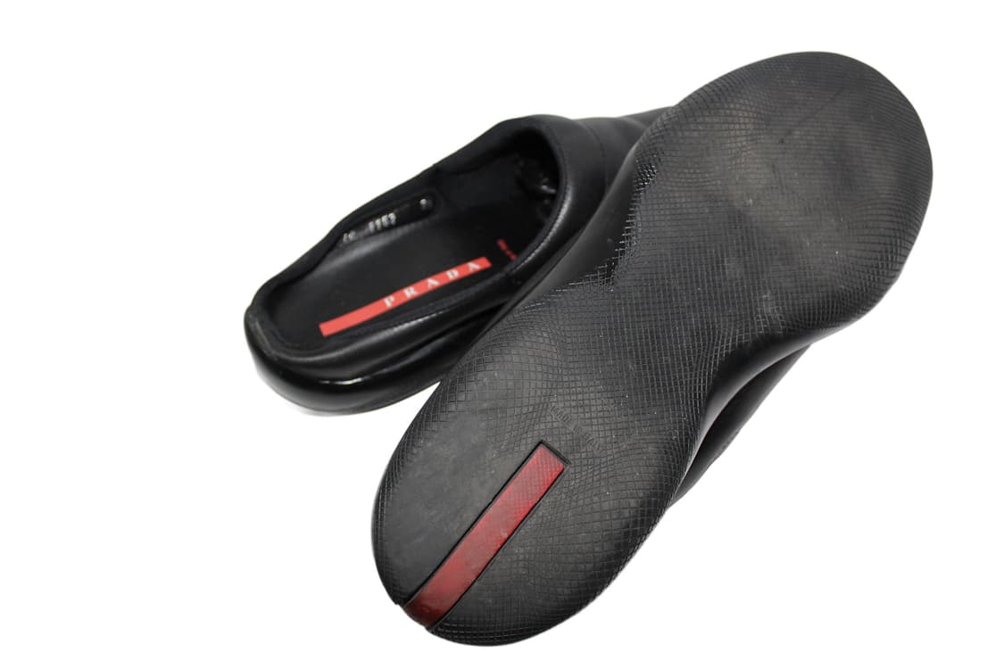 2000s PRADA 프라다 나파 레더 슬립온 슈즈 상품이미지7