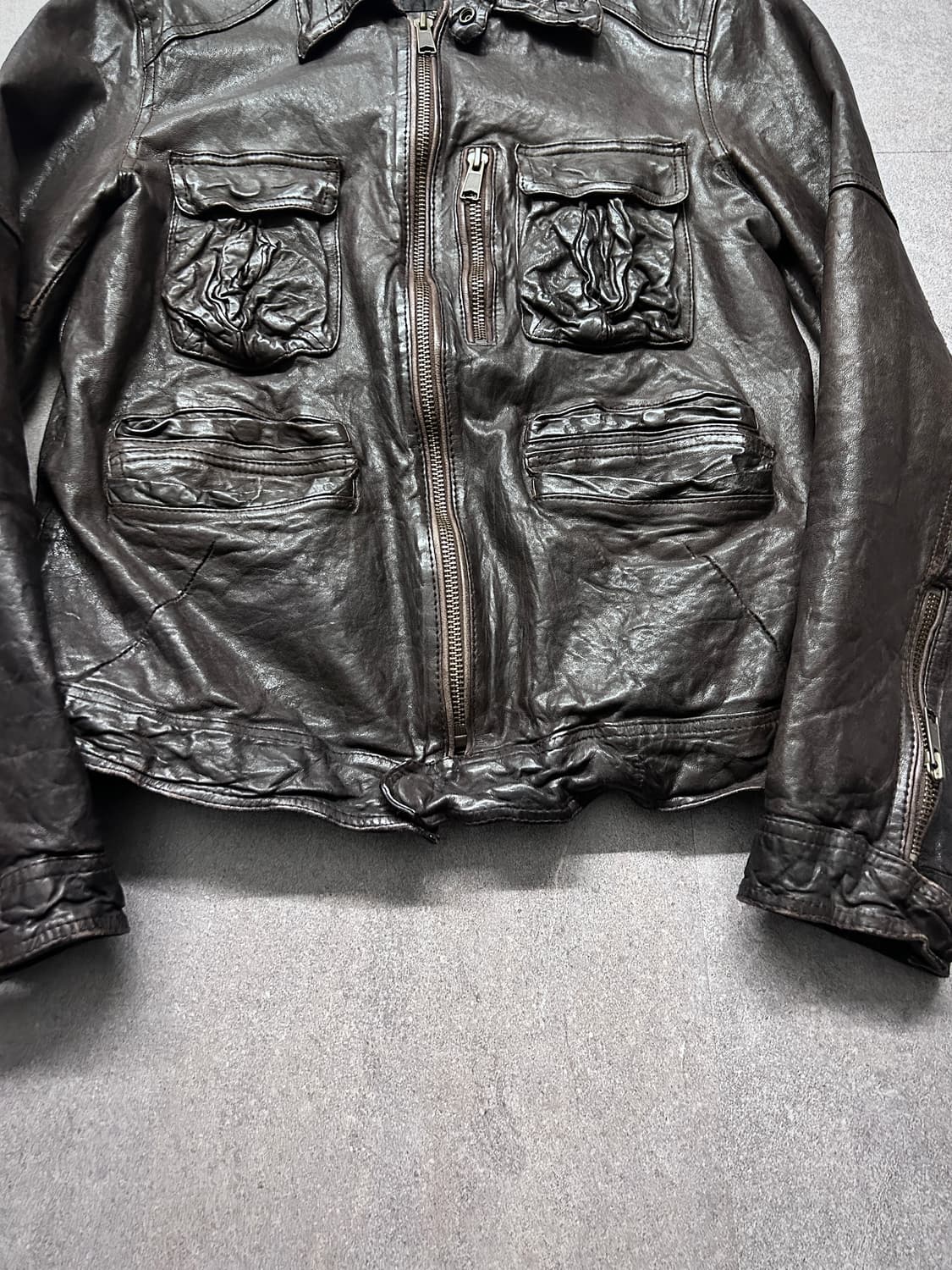 Pulp Fiction 멀티 포켓 램스킨 자켓 상품이미지6